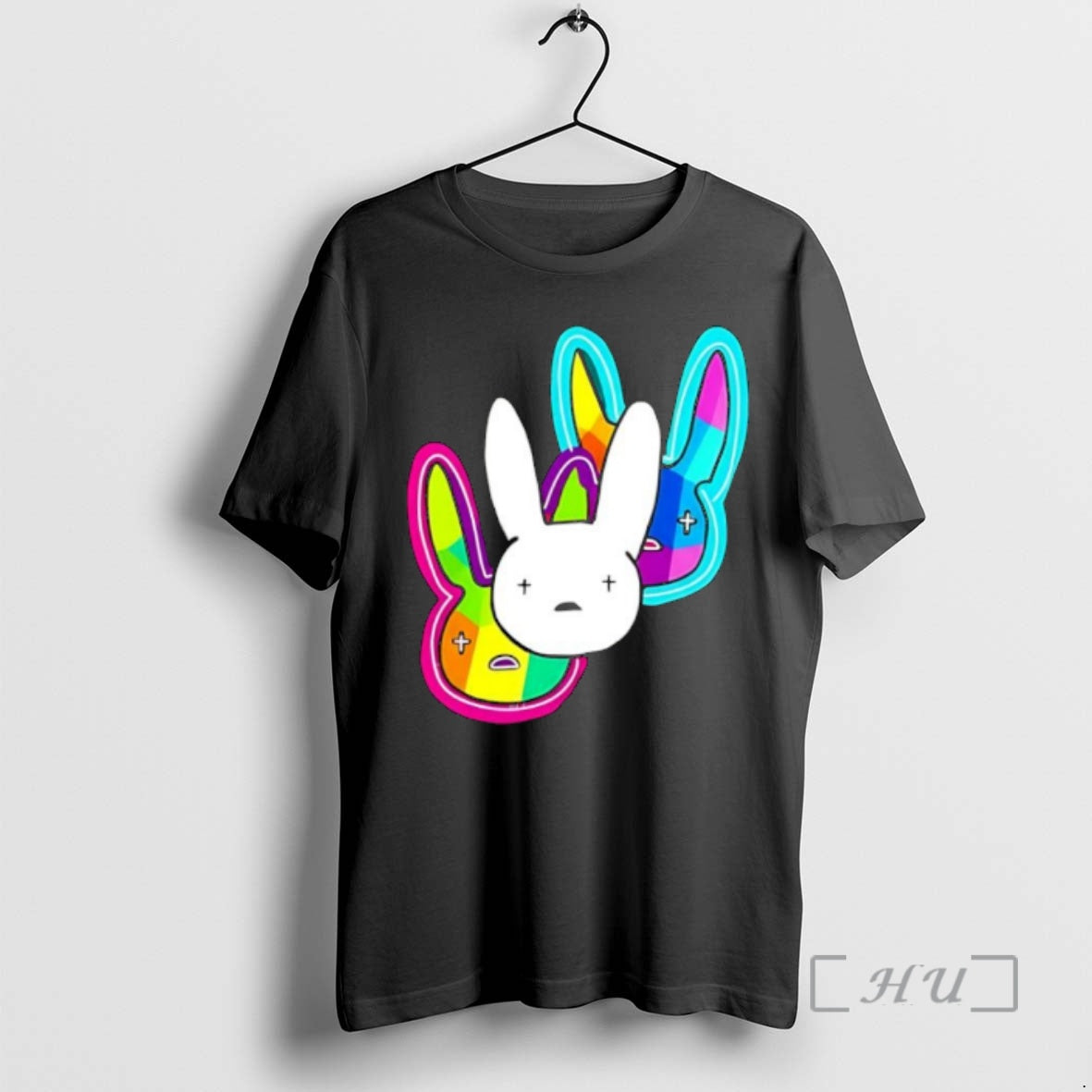 Officials Bad Bunny Head Pride Cute T-Shirts, Hoodie, Sweatshirt | HypeCrazeTee.com