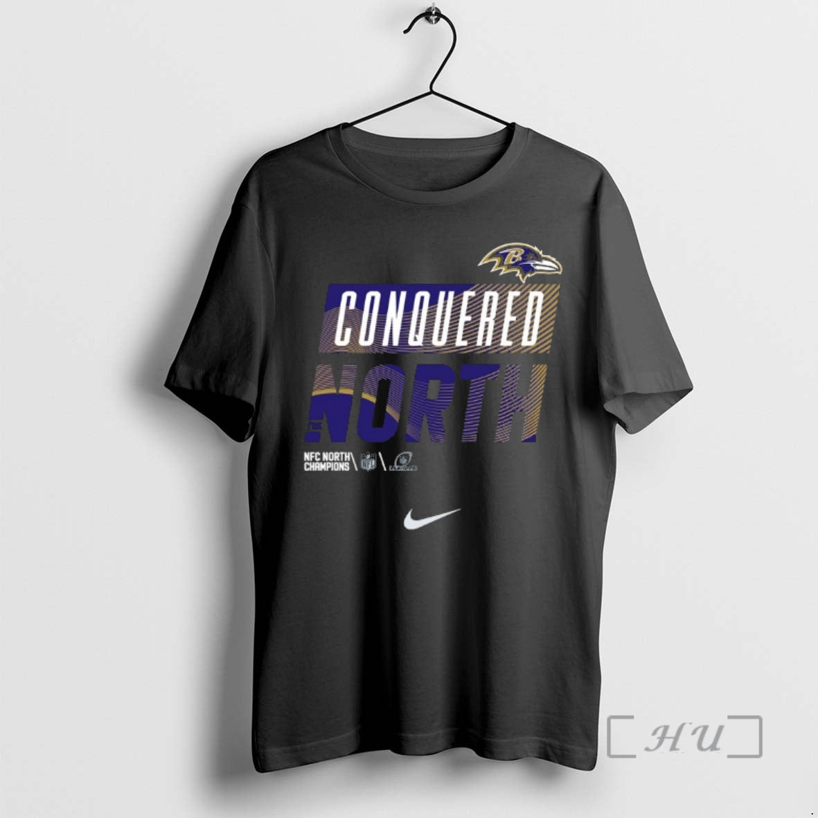 Officials Baltimore Ravens Nfc North Division Champions T-Shirts, Hoodie, Sweatshirt | HypeCrazeTee.com