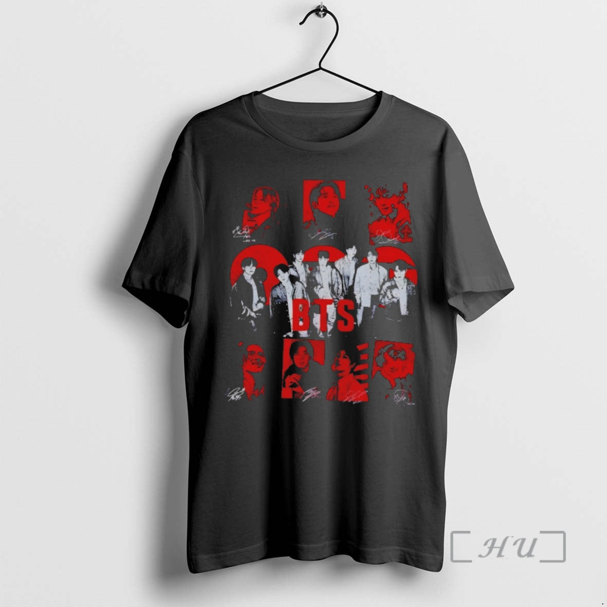 Officials Bang Tan Boy Vintage Bts Graphic Signature T-Shirts, Hoodie, Sweatshirt | HypeCrazeTee.com