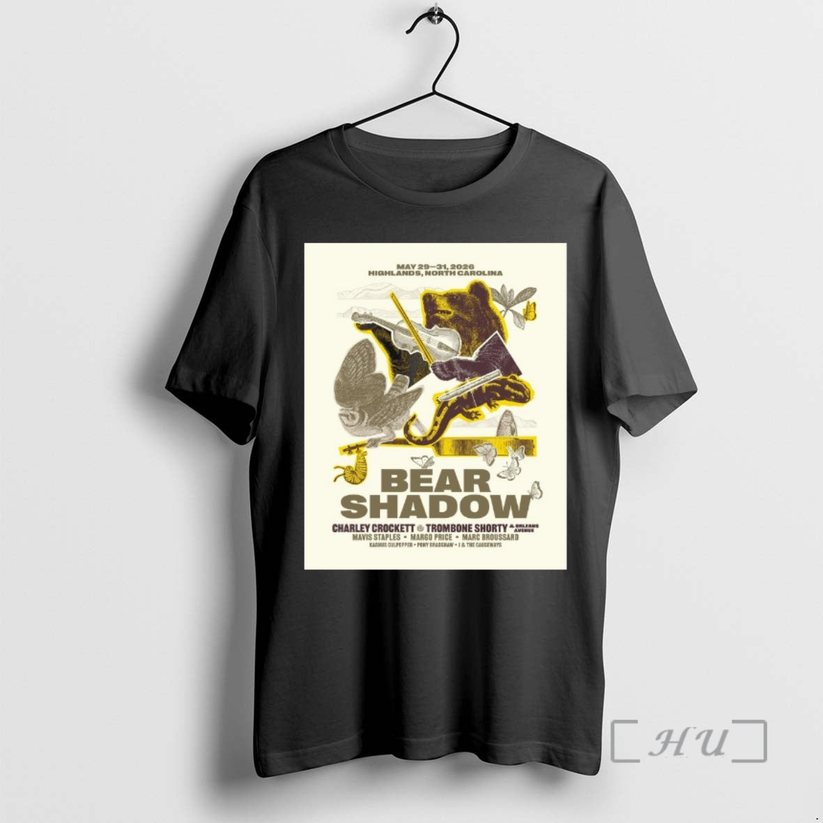 Officials Bear Shadow Festival May 29 31 2026 Highlands North Carolina Premium T Shirts Sweater Hoodie, Sweatshirt