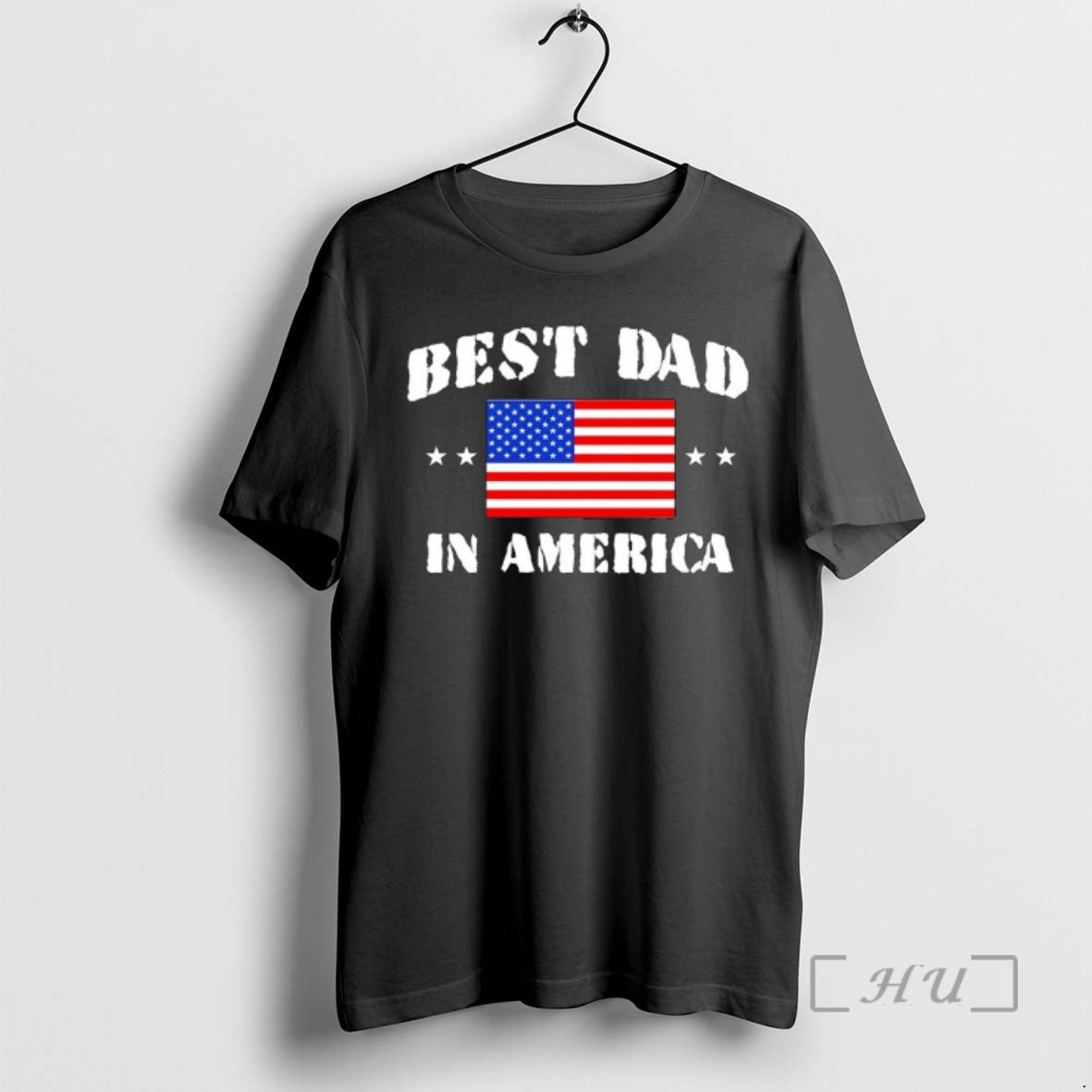 Officials Best Dad In America And Best Papa In The World Usa Flag Premium T-Shirts, Hoodie, Sweatshirt | HypeCrazeTee.com