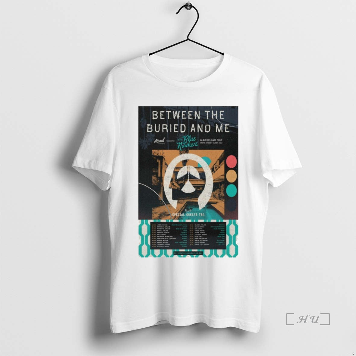 Officials Between The Buried And Me Uk Europe Tour 2026 T-Shirts, Hoodie, Sweatshirt | HypeCrazeTee.com