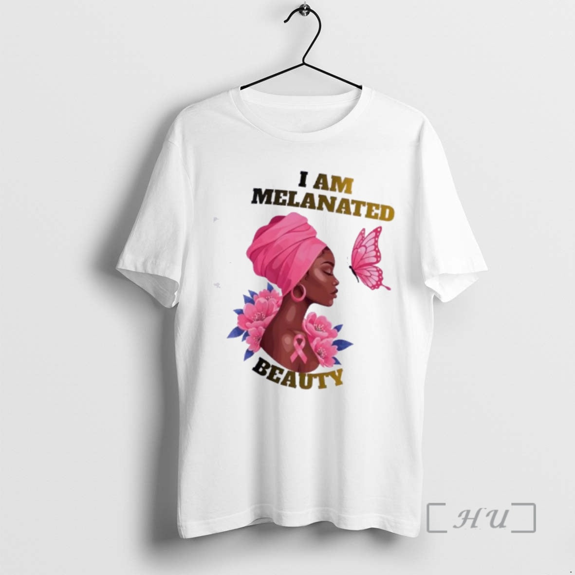 Officials Black Woman Flower Butterfly I Am Melanated Beauty T-Shirts, Hoodie, Sweatshirt | HypeCrazeTee.com
