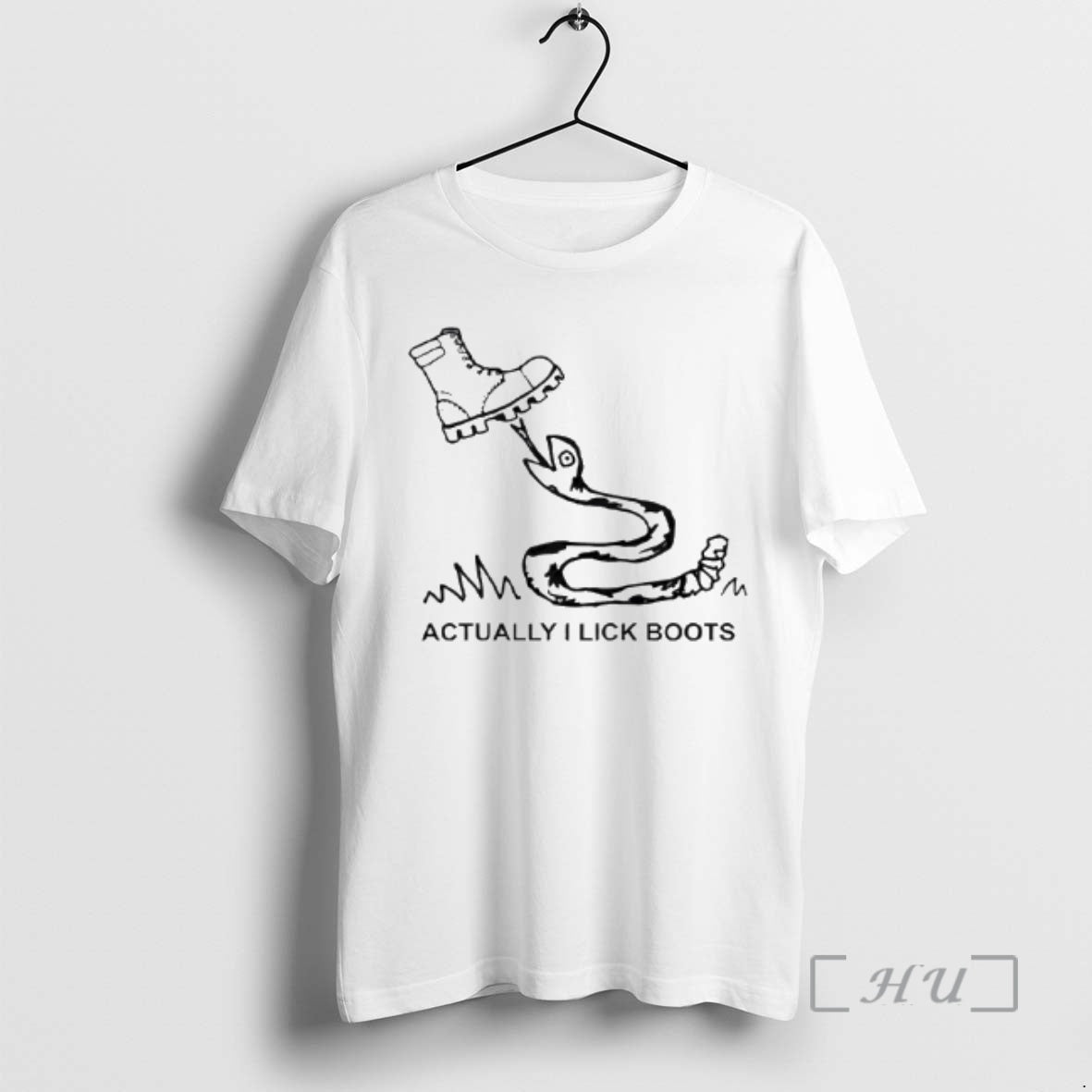 Officials Bootlicker Actually I Lick Boots T-Shirts, Hoodie, Sweatshirt | HypeCrazeTee.com