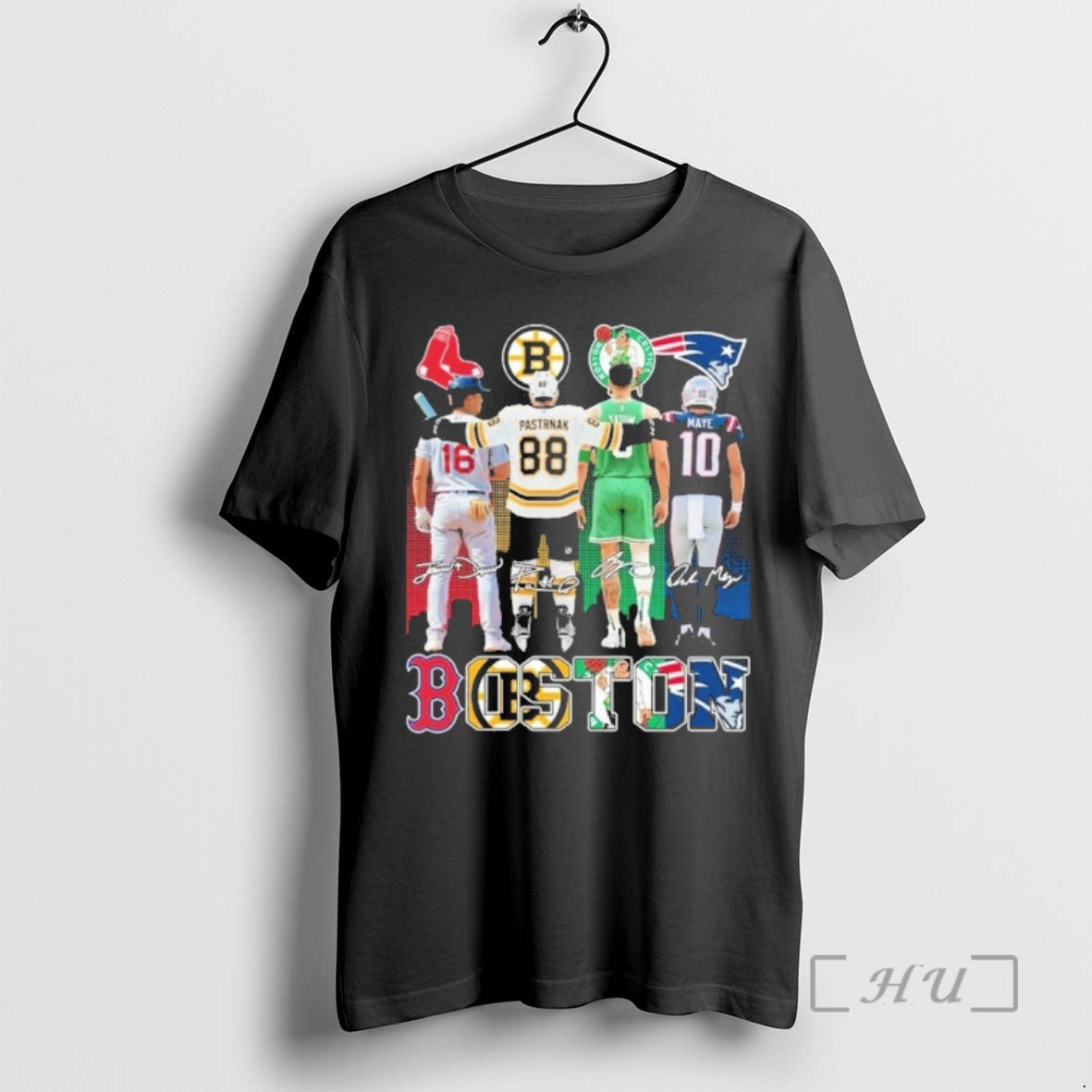 Officials Boston Pastrnak 16 88 Tatum Maye Player Signature T-Shirts, Hoodie, Sweatshirt | HypeCrazeTee.com