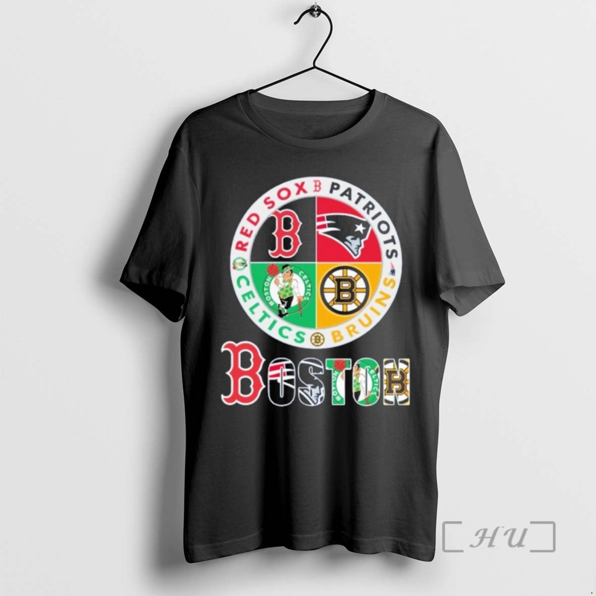Officials Boston Red Sox Patriots Bruins Celtics Logo T-Shirts, Hoodie, Sweatshirt | HypeCrazeTee.com