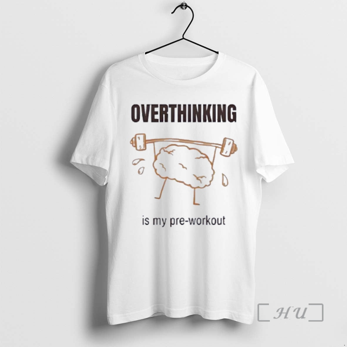 Officials Brain Lifting Weights Overthinking Is My Pre Workout T-Shirts, Hoodie, Sweatshirt | HypeCrazeTee.com