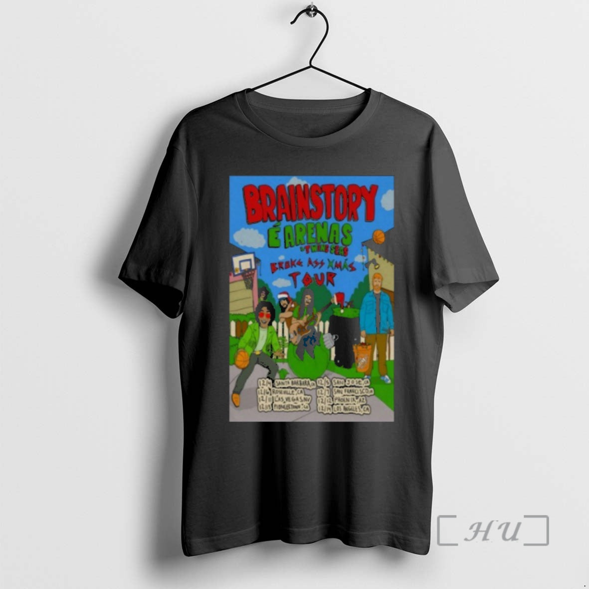 Officials Brainstory Broke Ass Xmas Tour 25 T-Shirts, Hoodie, Sweatshirt | HypeCrazeTee.com