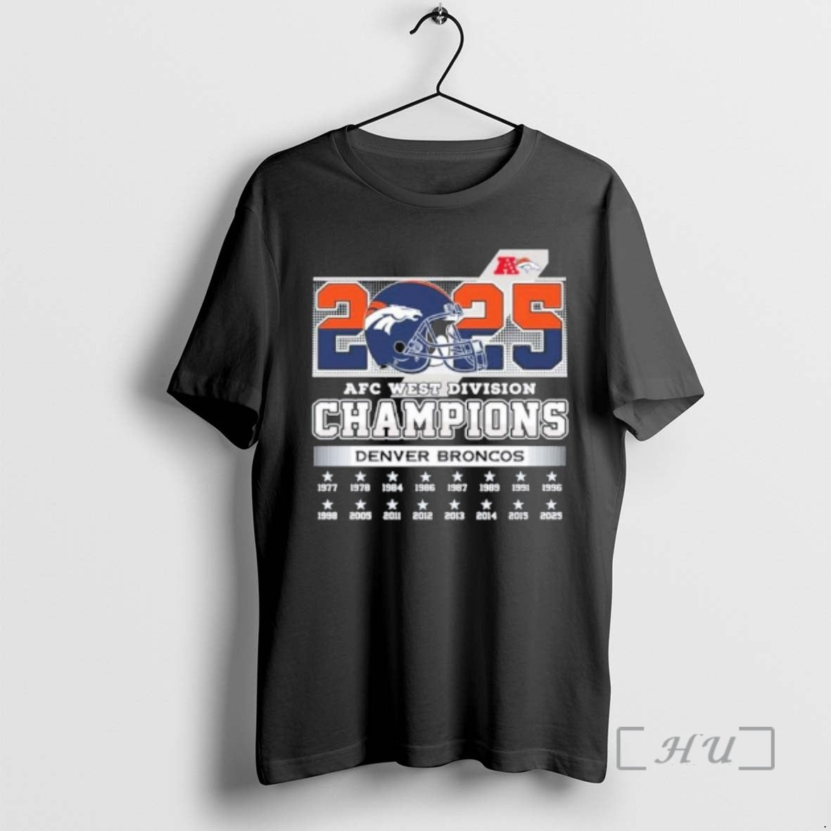 Officials Broncos Afc West Division Champs T-Shirts, Hoodie, Sweatshirt | HypeCrazeTee.com