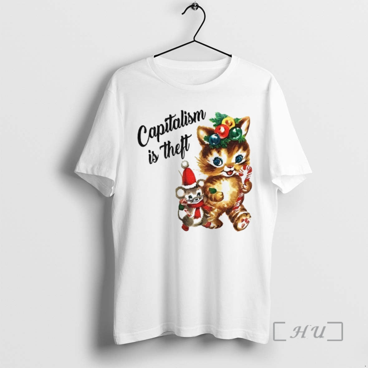 Officials Capitalism Is Theft Holiday Anti Capitalist T-Shirts, Hoodie, Sweatshirt | HypeCrazeTee.com