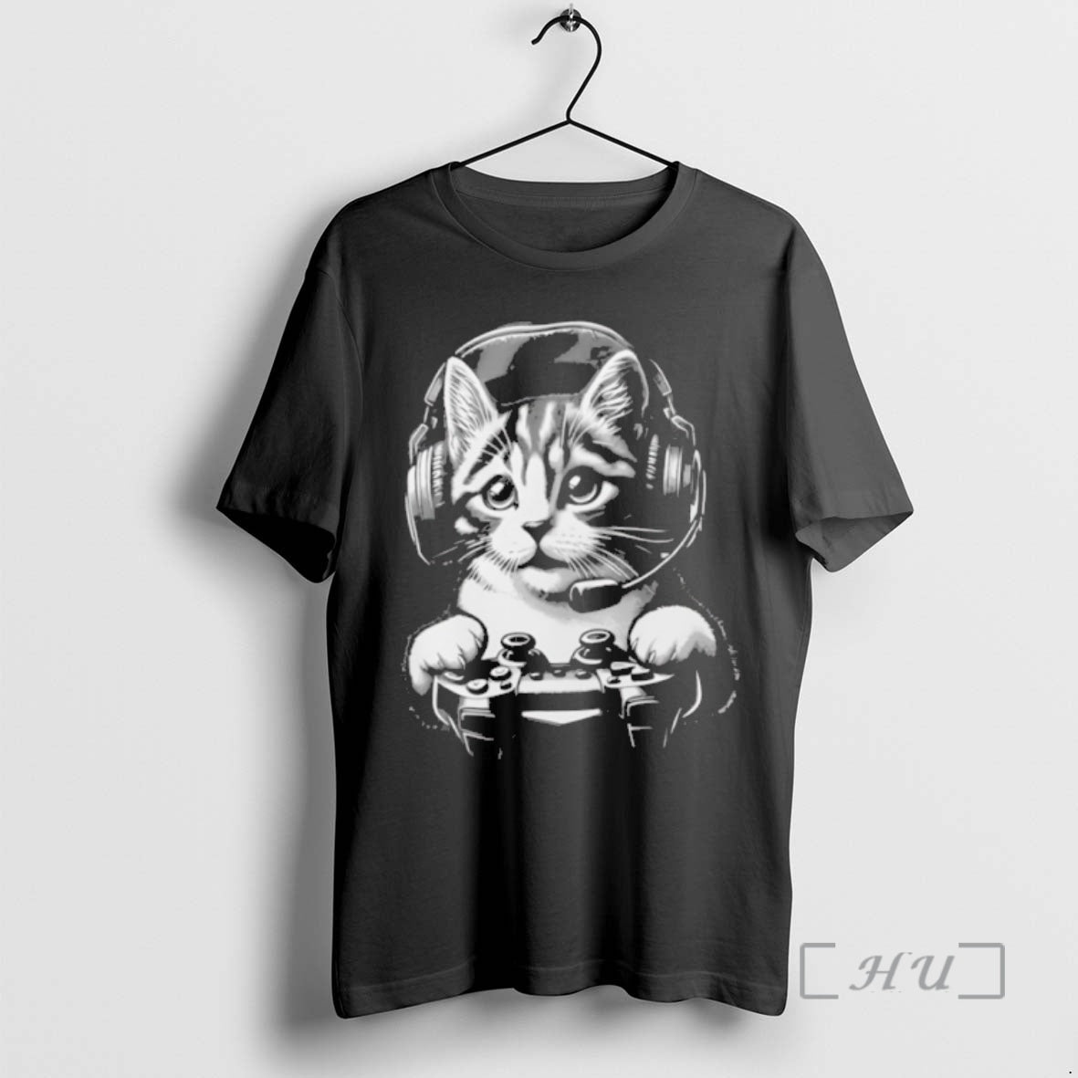 Officials Cat Play Video Games T-Shirts, Hoodie, Sweatshirt | HypeCrazeTee.com