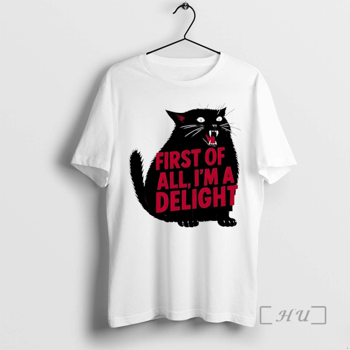 Officials Cat First Of All Im A Delight Circle T-Shirts, Hoodie, Sweatshirt | HypeCrazeTee.com