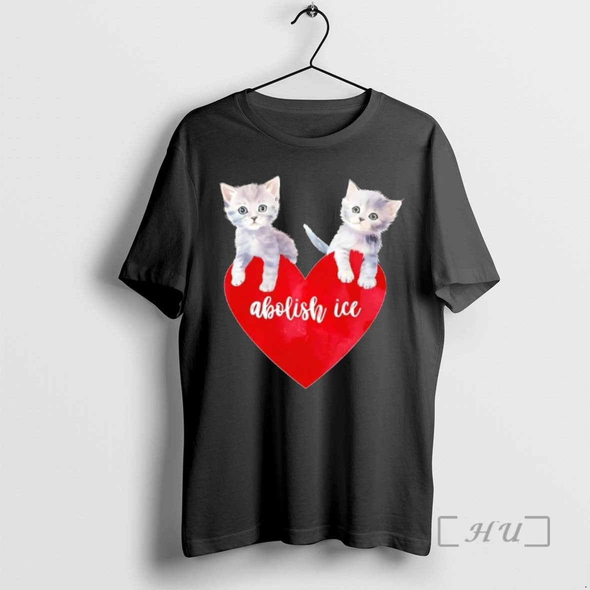 Officials Cats Abolish Ice Valentine Heart Kittens Anti Ice T-Shirts, Hoodie, Sweatshirt | HypeCrazeTee.com