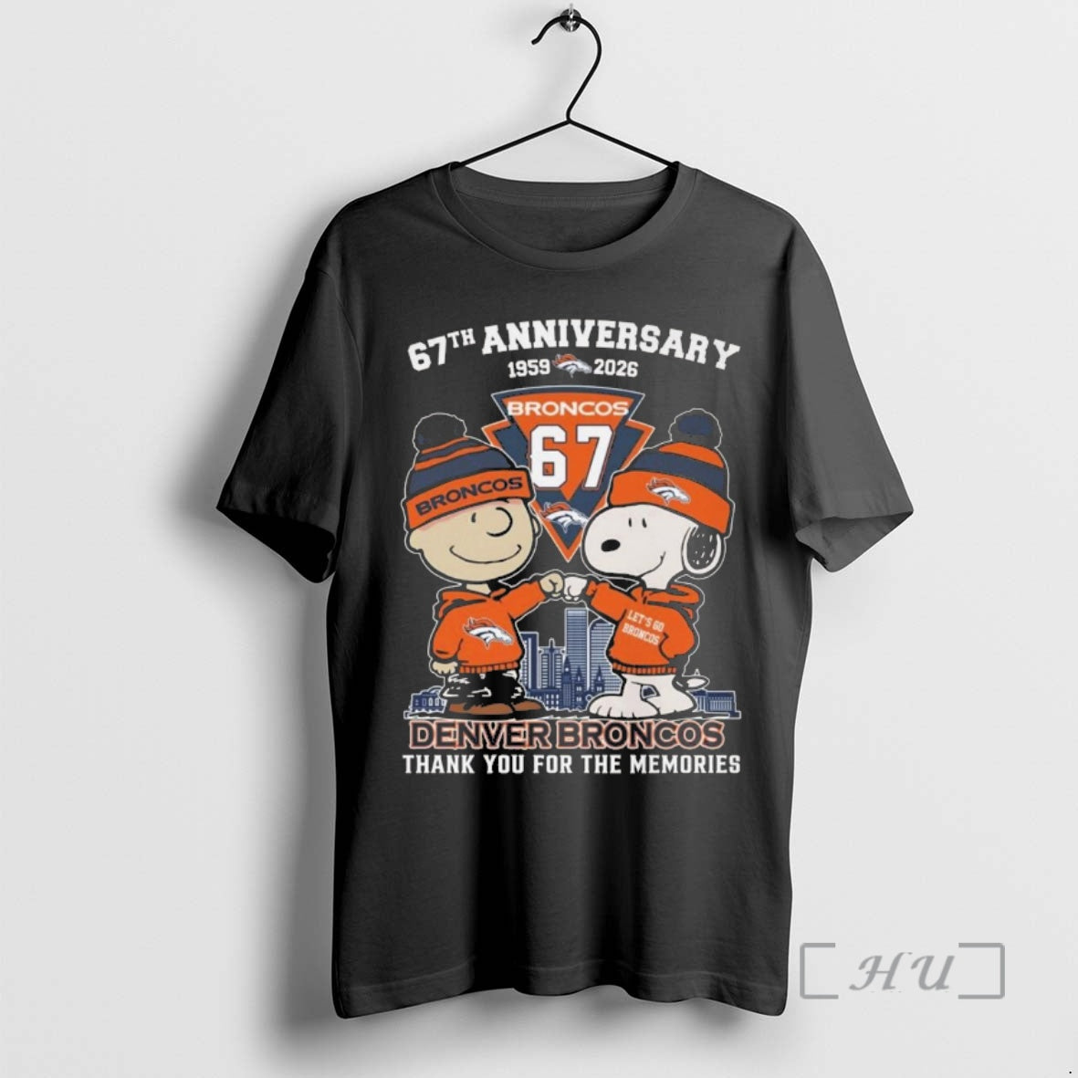 Officials Charlie Brown And Snoopy X Denver Broncos 67th Anniversary 1959 2026 Thank You For T-Shirts, Hoodie, Sweatshirt