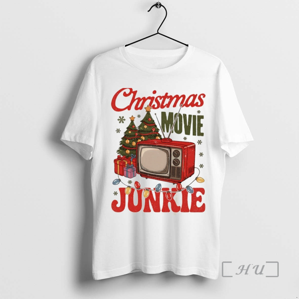 Officials Christmas Movie Junkie Circle T-Shirts, Hoodie, Sweatshirt | HypeCrazeTee.com