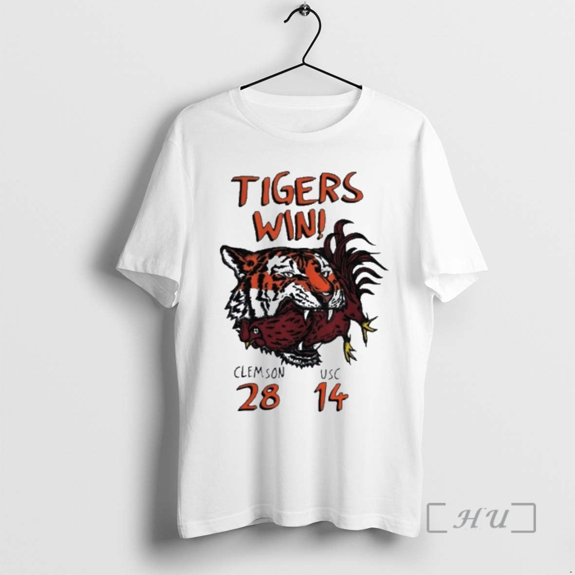 Officials Clemson Tigers 28 14 South Carolina Gamecocks 2025 Tigers Win Mascot Premium T Shirts Hoodie, Sweatshirt