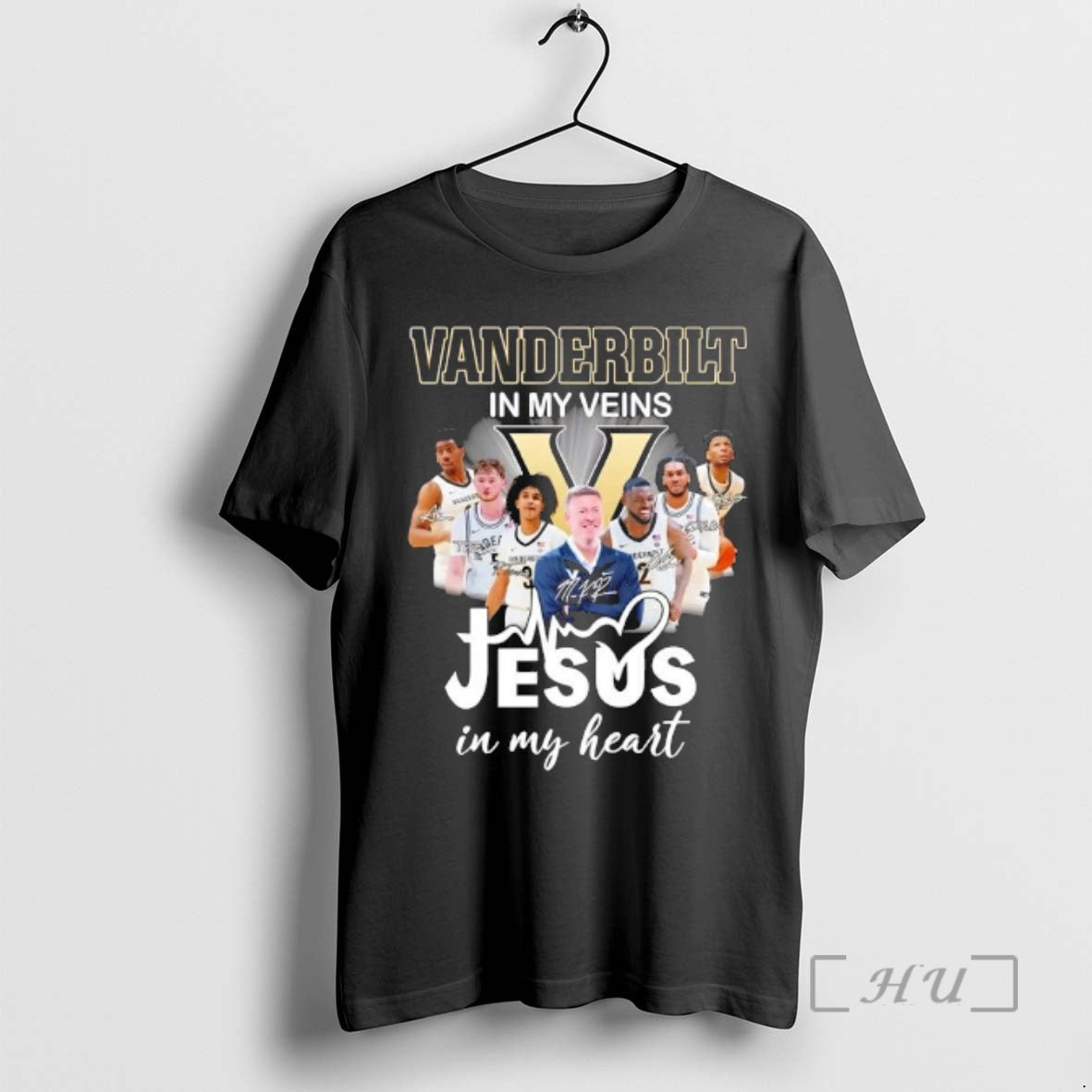 Officials Coach Mark Byington And Players Vanderbilt Basketball In My Veins Jesus In My Heart T-Shirts, Hoodie, Sweatshirt