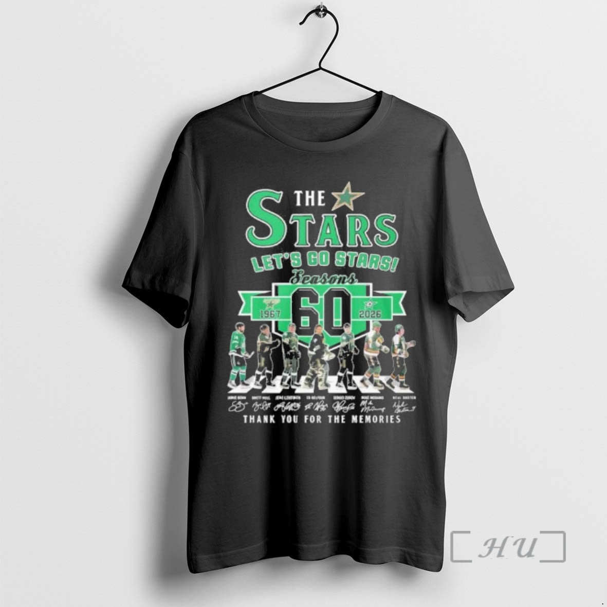 Officials Dallas Stars Abbey Road 60 Seasons Lets Go Stars T-Shirts, Hoodie, Sweatshirt | HypeCrazeTee.com