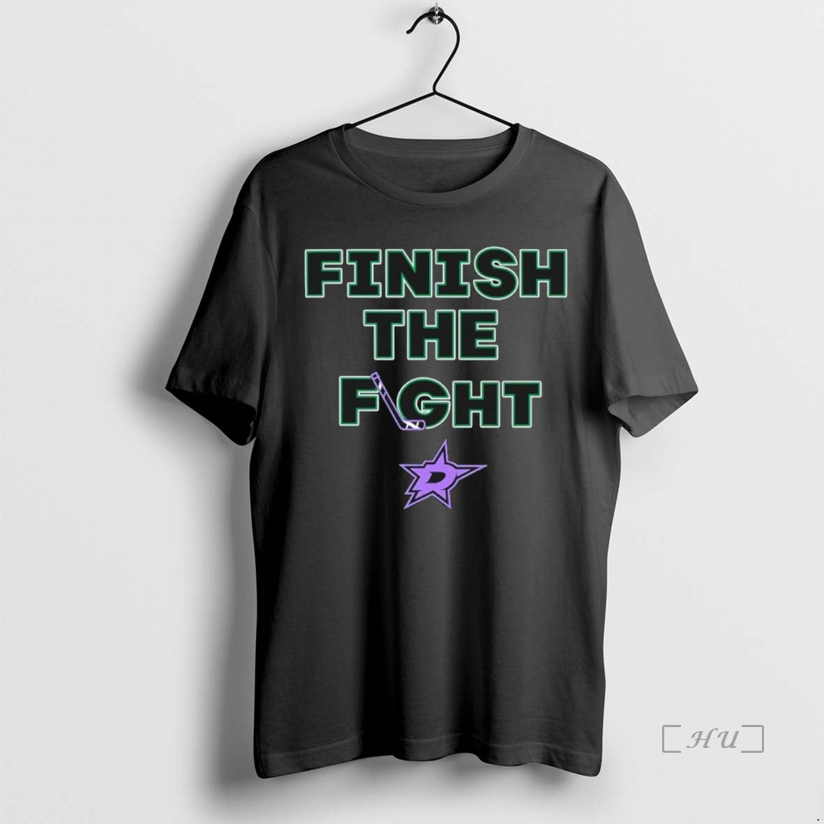 Officials Dallas Stars Hockey Finish The Fight T-Shirts, Hoodie, Sweatshirt | HypeCrazeTee.com