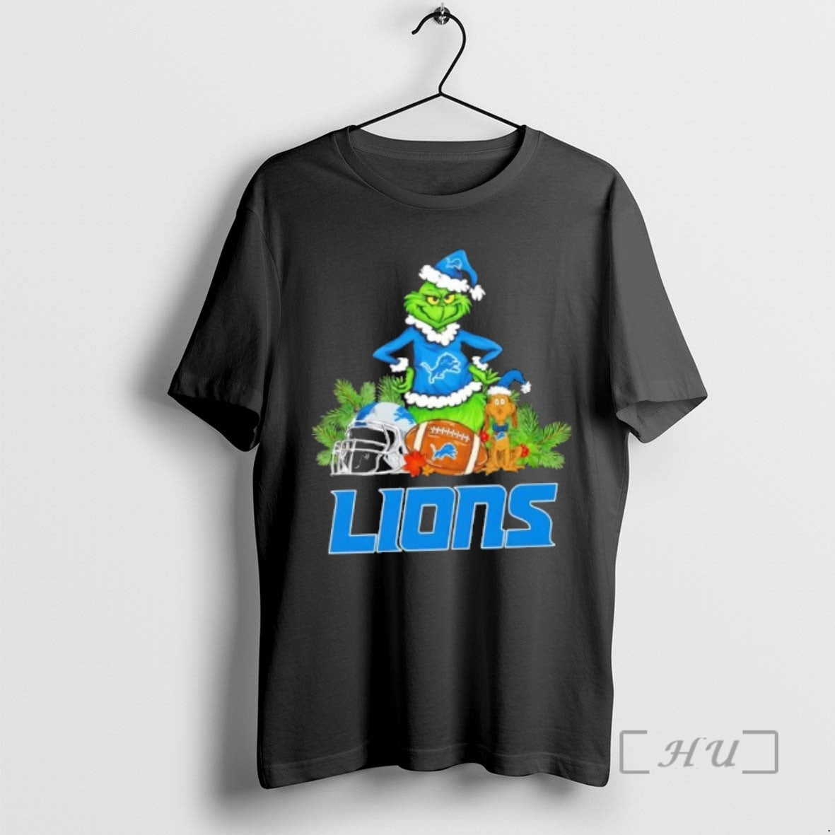 Officials Detroit Lions Football X Grinch And Max Dog Merry Christmas Premium T Shirts Sweater Hoodie, Sweatshirt