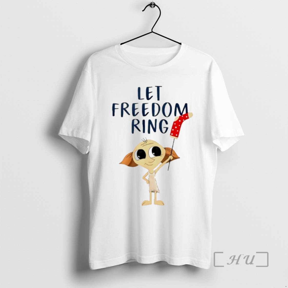 Officials Dobby Let Freedom Ring Cartoon T-Shirts, Hoodie, Sweatshirt | HypeCrazeTee.com