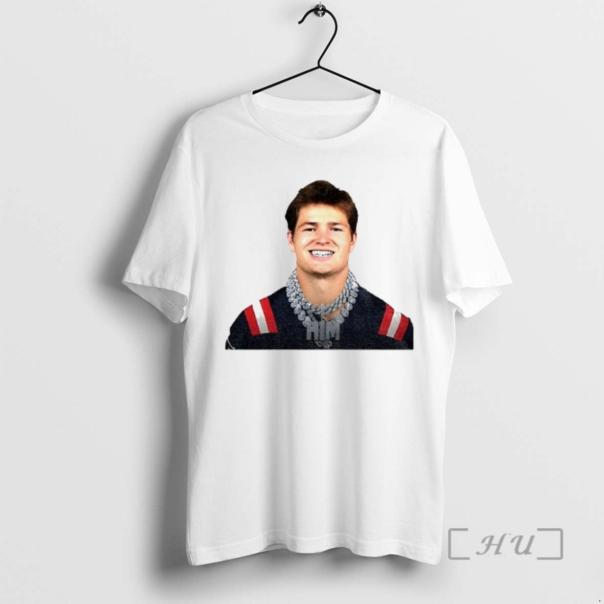 Officials Drake Maye Grill And Chains New England Football T-Shirts, Hoodie, Sweatshirt | HypeCrazeTee.com