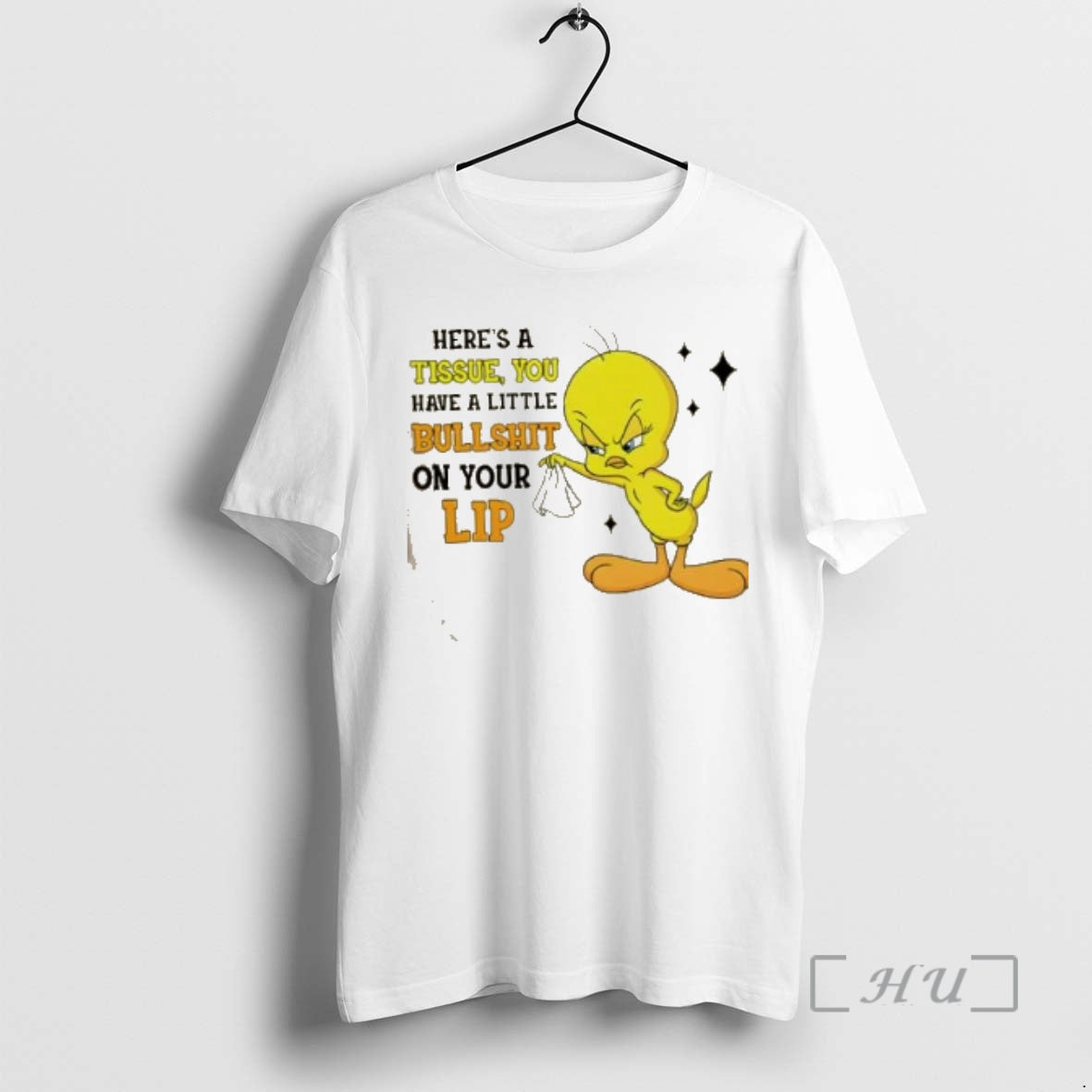 Officials Duck Heres A Tissue You Have A Little Bullshit On Your Lip Premium T-Shirts, Hoodie, Sweatshirt | HypeCrazeTee.com