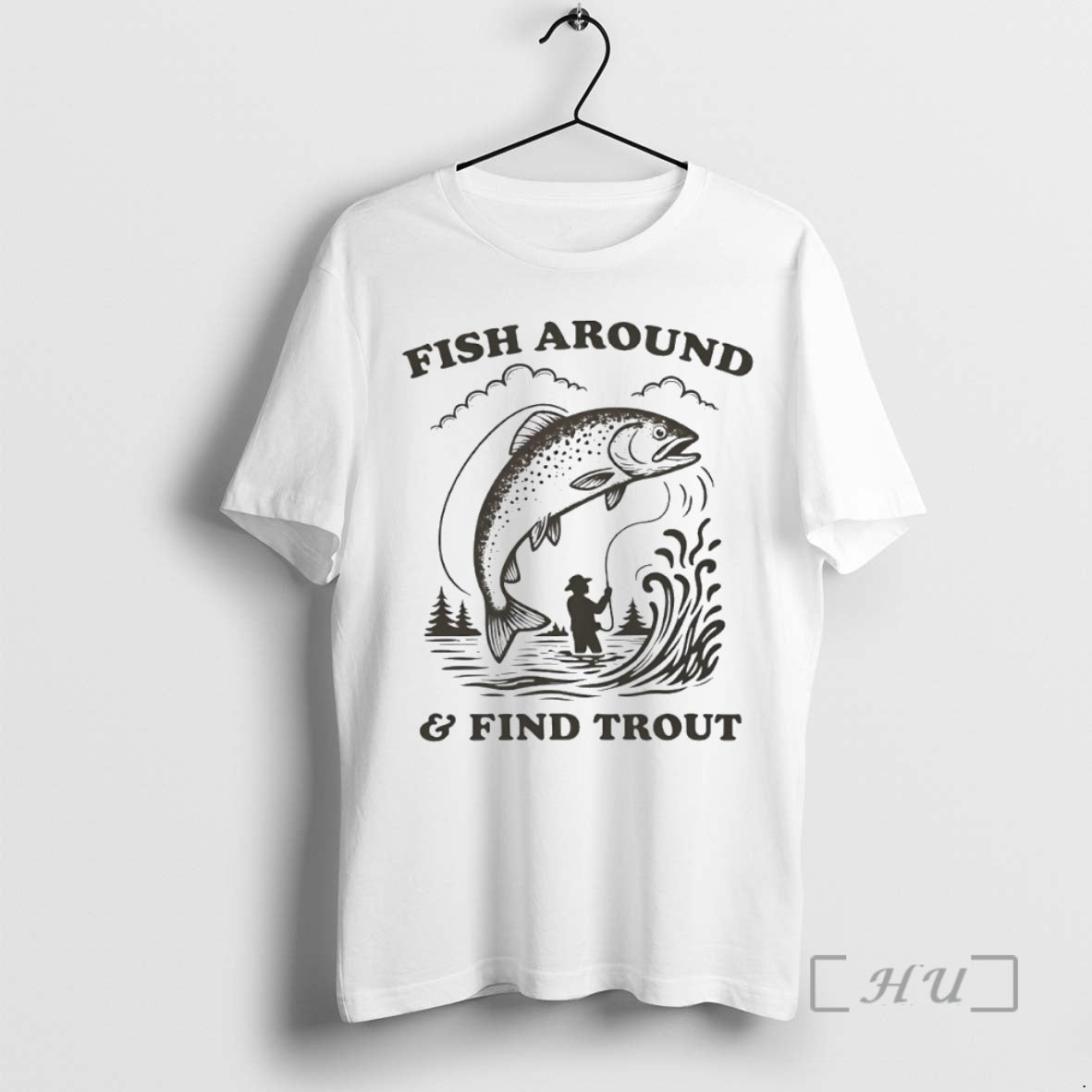 Officials Fish Around And Find Trout Circle T-Shirts, Hoodie, Sweatshirt | HypeCrazeTee.com