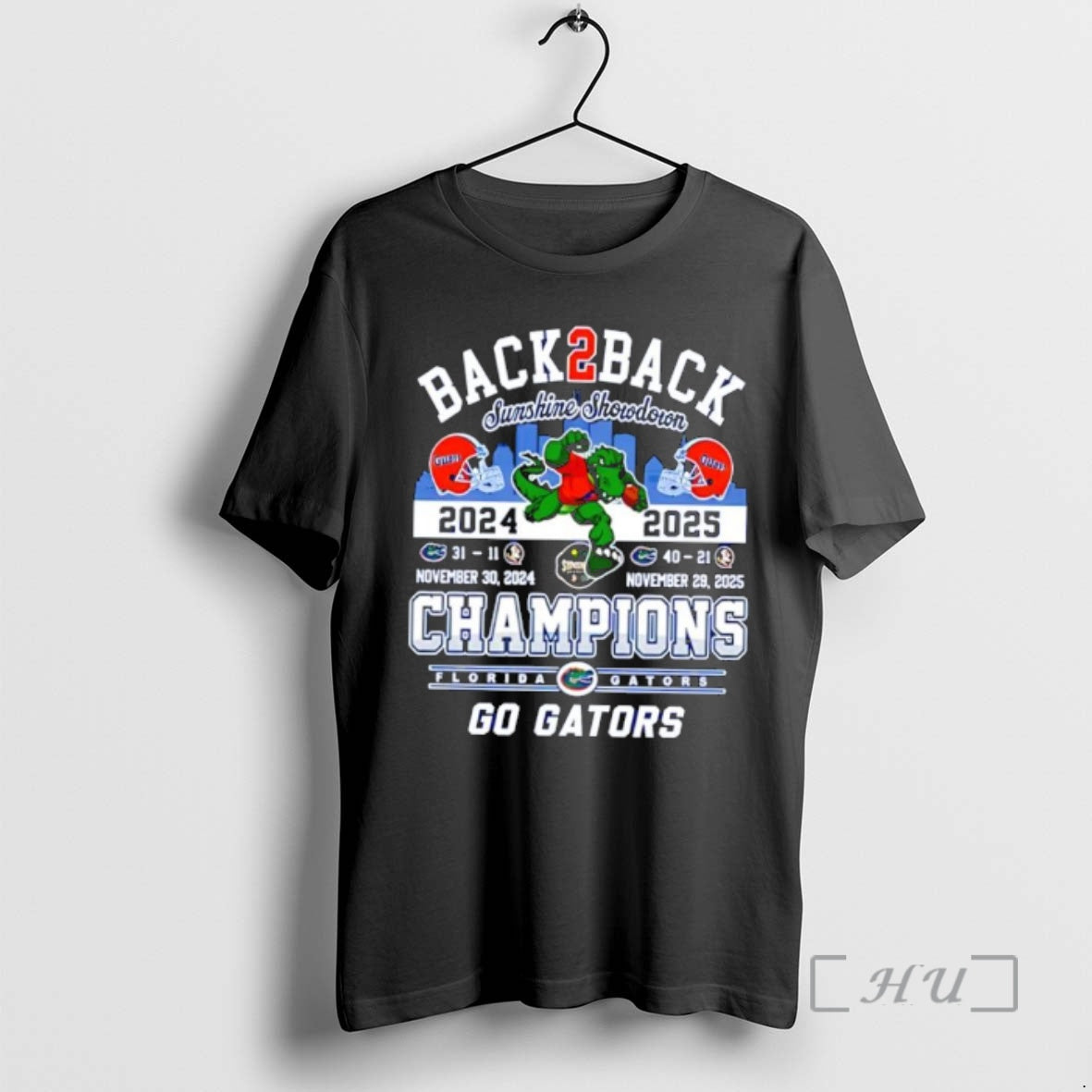 Officials Florida Gators Beat Seminoles Again Sunshine Showdown 2025 T-Shirts, Hoodie, Sweatshirt | HypeCrazeTee.com