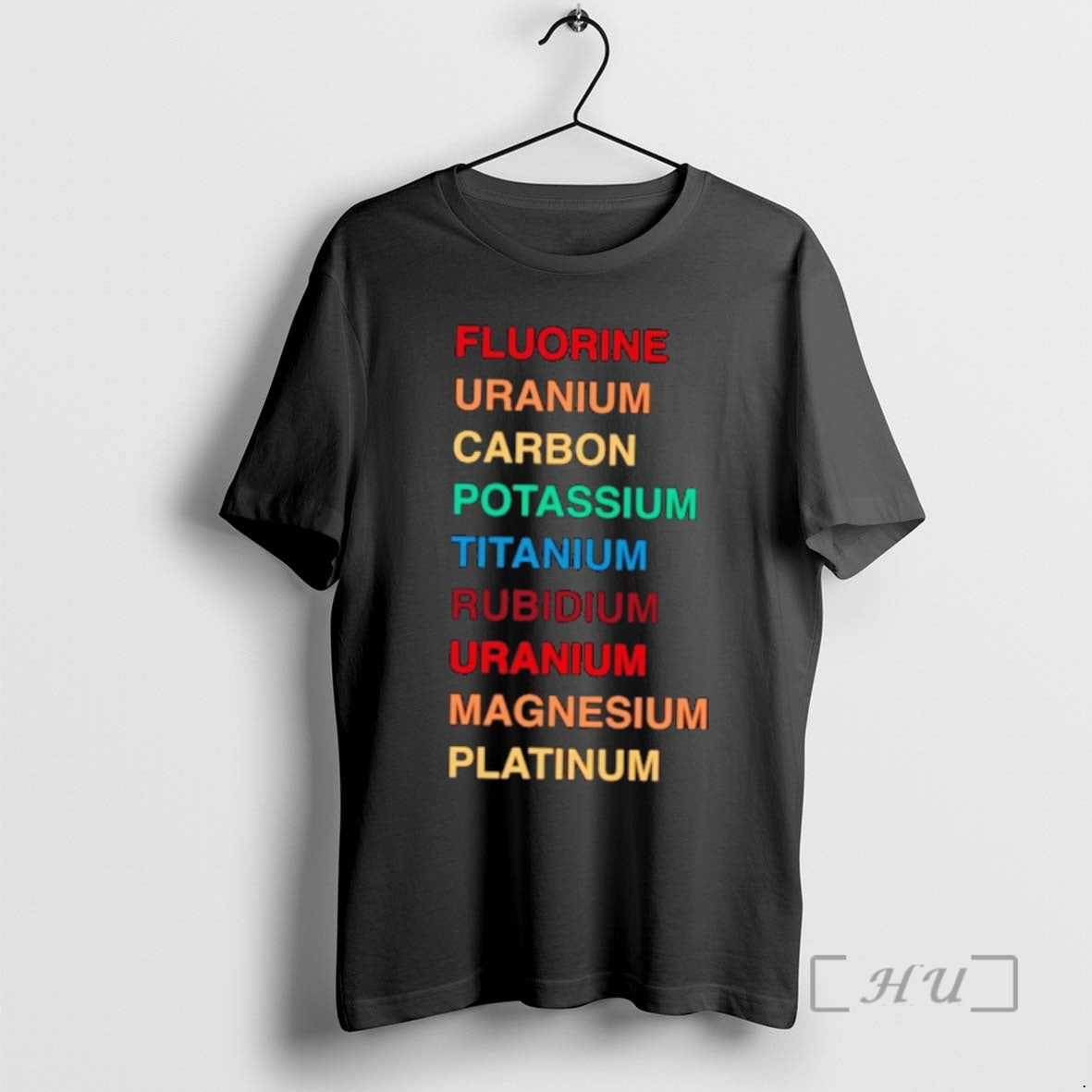 Officials Fluorine Uranium Carbon Potassium Titanium T-Shirts, Hoodie, Sweatshirt | HypeCrazeTee.com