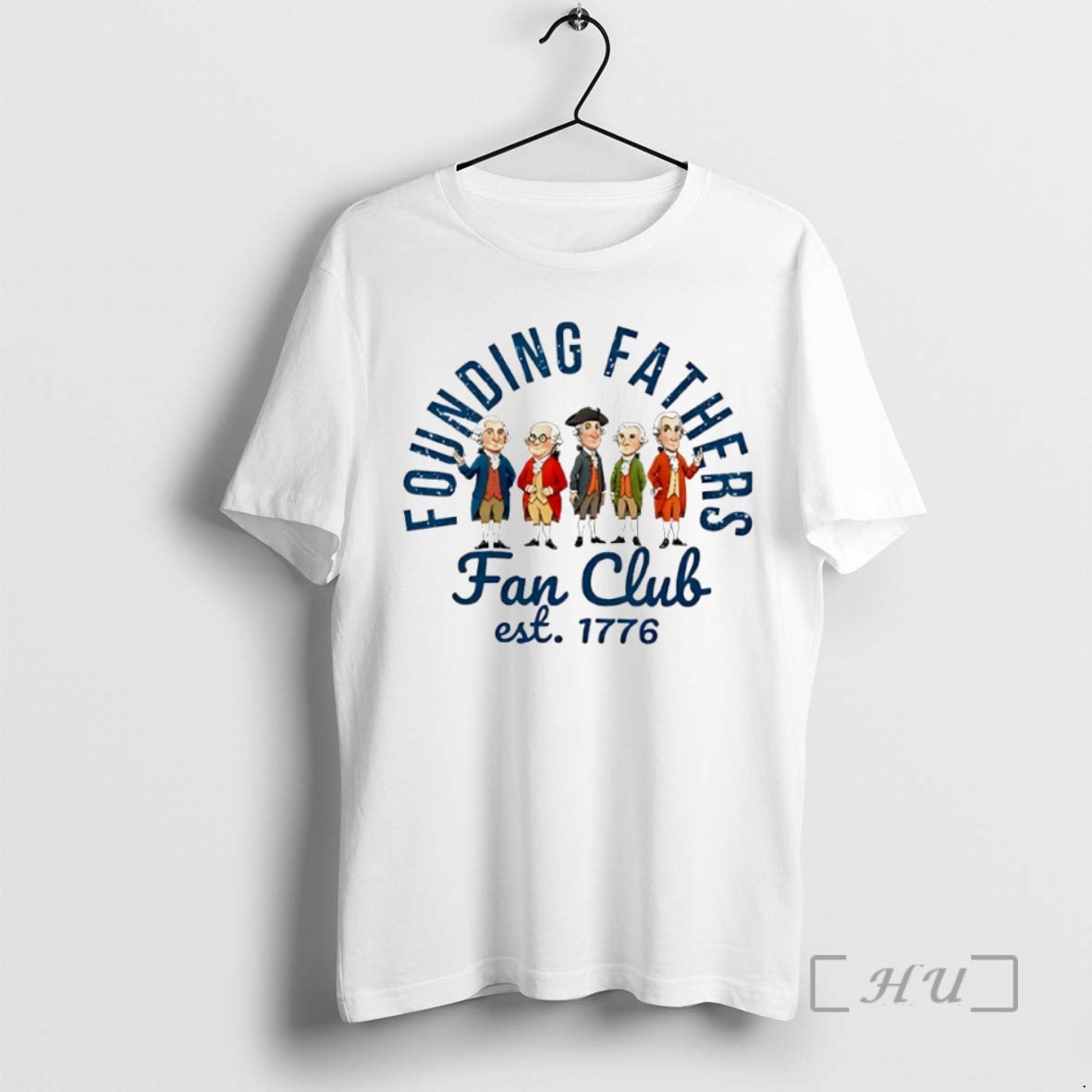 Officials Founding Fathers Fan Club Est 1776 Circle T-Shirts, Hoodie, Sweatshirt | HypeCrazeTee.com