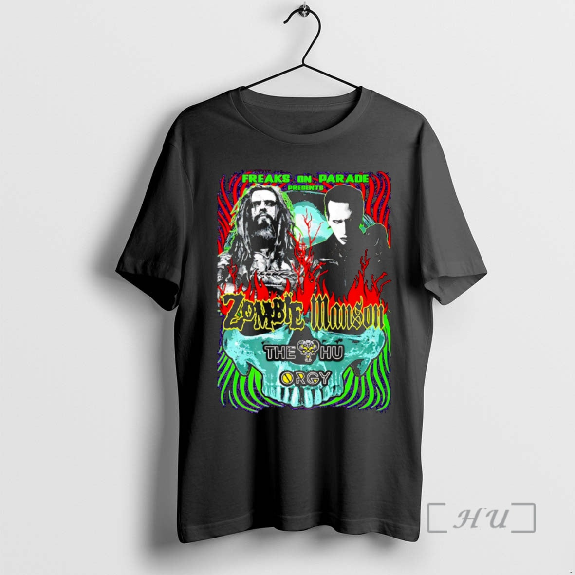 Officials Freaks On Parade Tour Zombie Manson T-Shirts, Hoodie, Sweatshirt | HypeCrazeTee.com