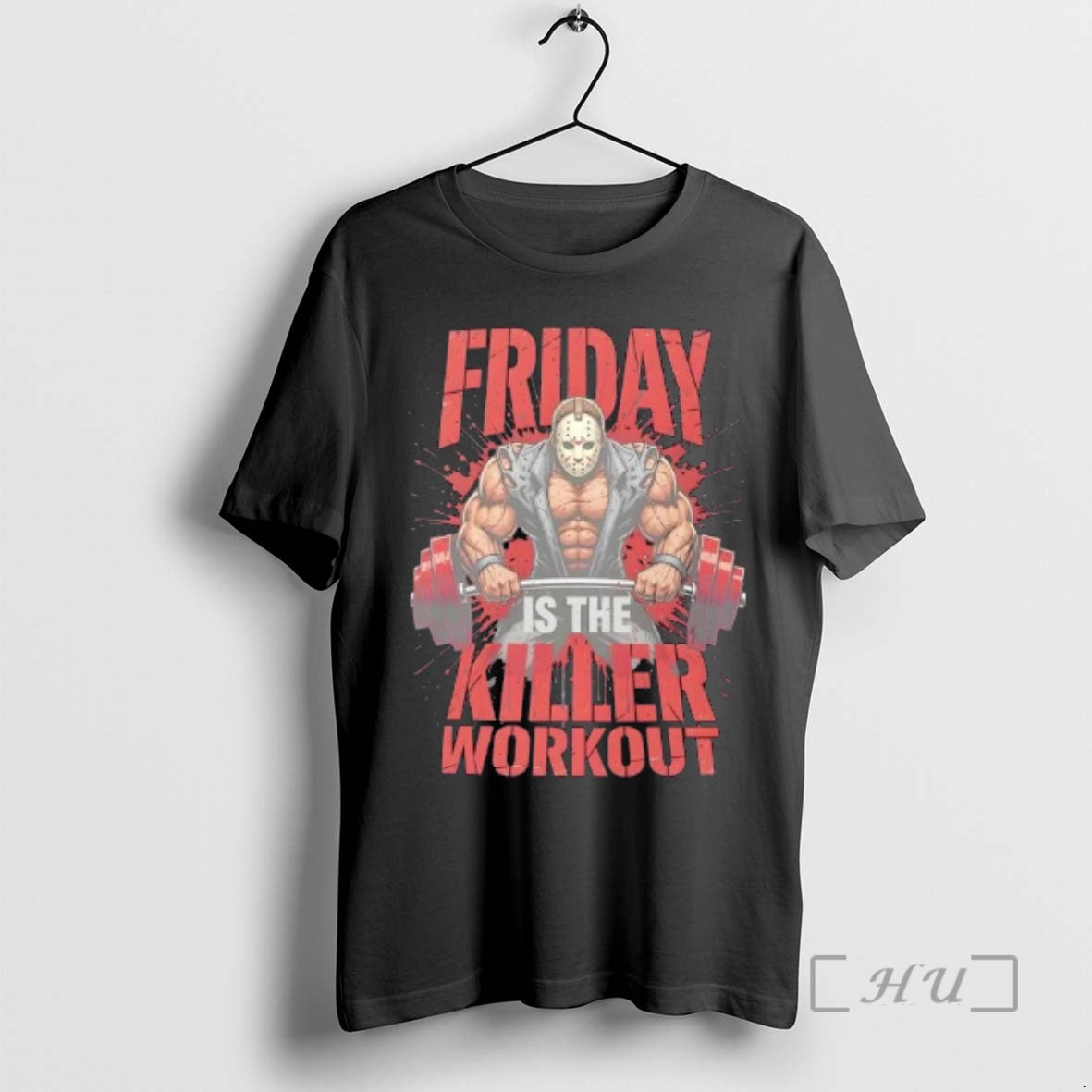 Officials Friday Is The Killer Workout Horror Gym Apparel T-Shirts, Hoodie, Sweatshirt | HypeCrazeTee.com