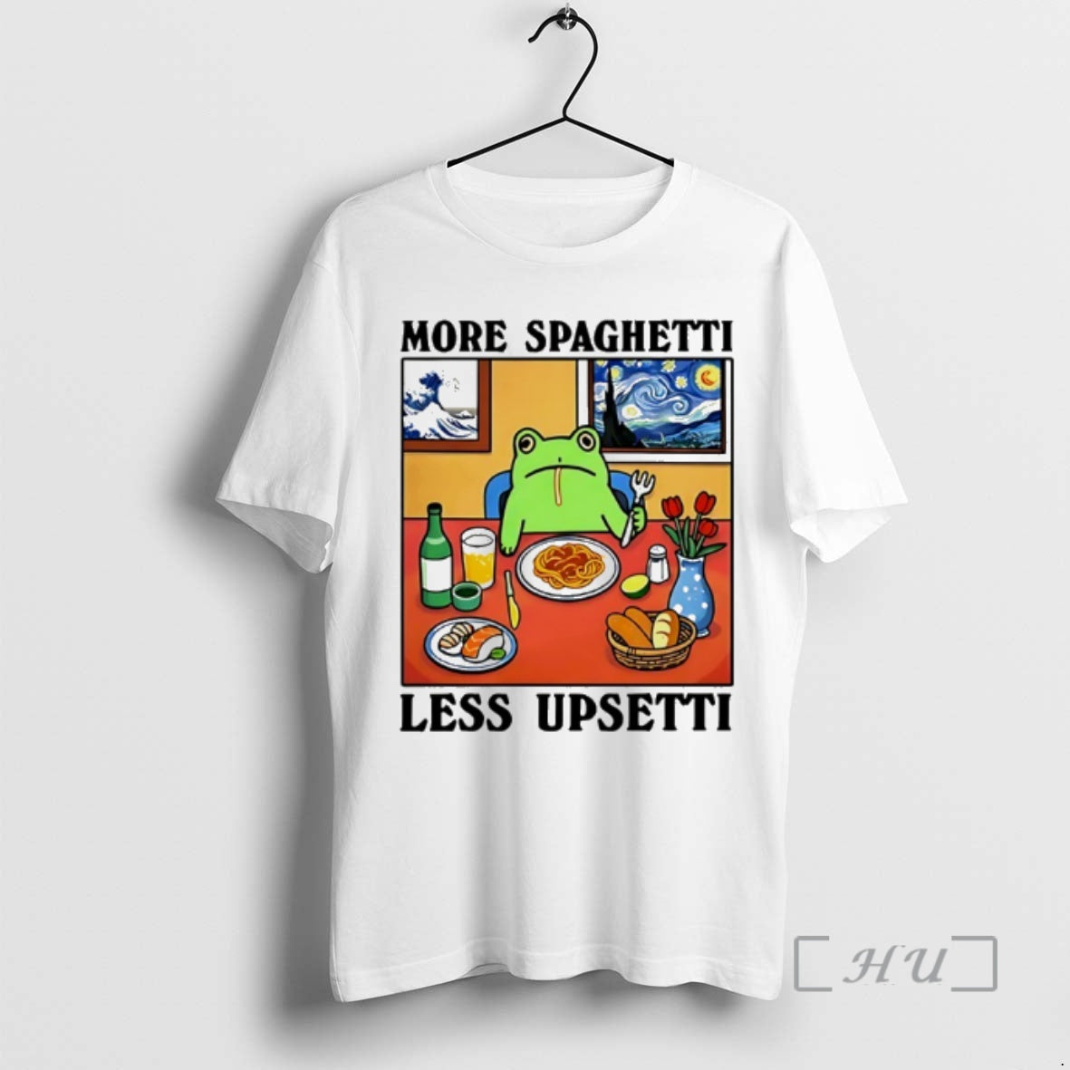 Officials Frog More Spaghetti Less Upsetti Meme T-Shirts, Hoodie, Sweatshirt | HypeCrazeTee.com