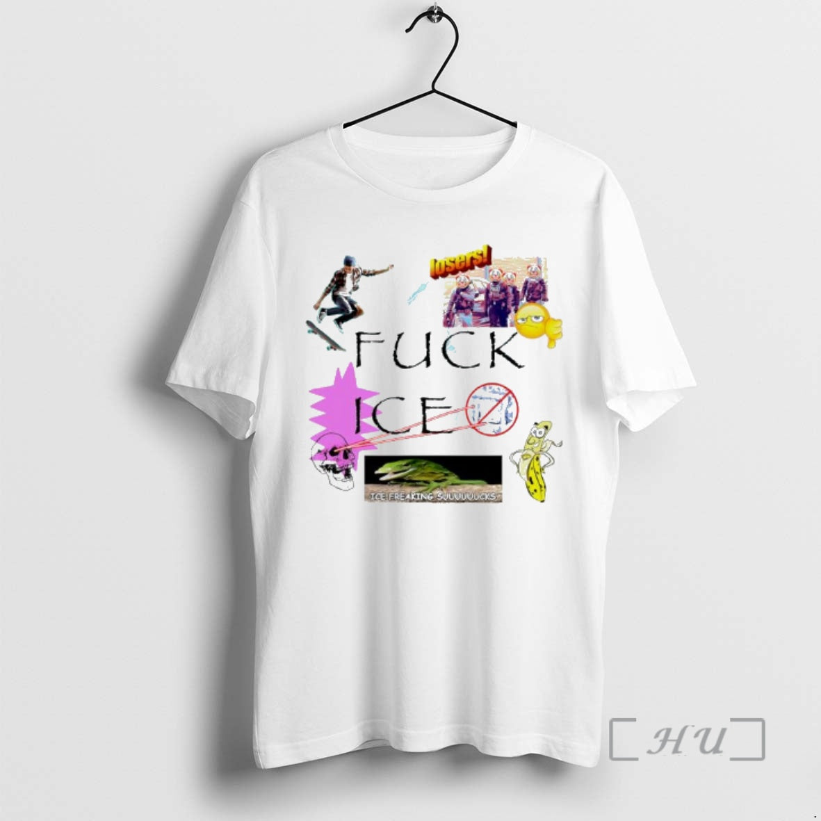 Officials Fuck Ice Ice Freaking Suuuuuucks Losers T-Shirts, Hoodie, Sweatshirt | HypeCrazeTee.com