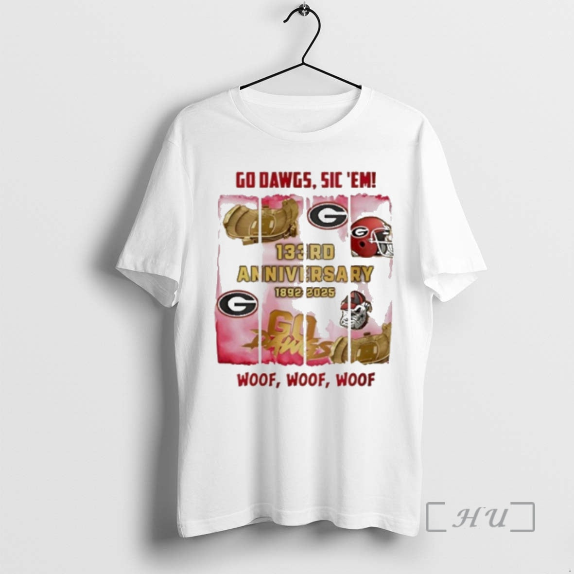 Officials Georgia Bulldogs 133rd Anniversary Go Dawgs Sic Em T-Shirts, Hoodie, Sweatshirt | HypeCrazeTee.com