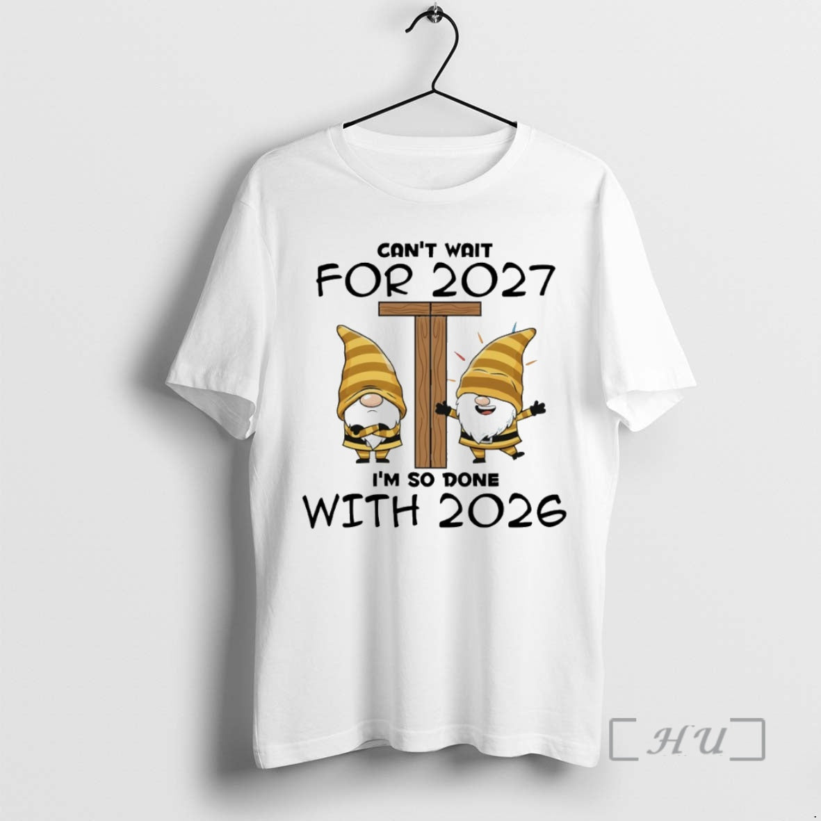 Officials Gnome Cant Wait For 2027 Im So Done With 2026 Circle Premium T Shirts Hoodie, Sweatshirt | HypeCrazeTee.com