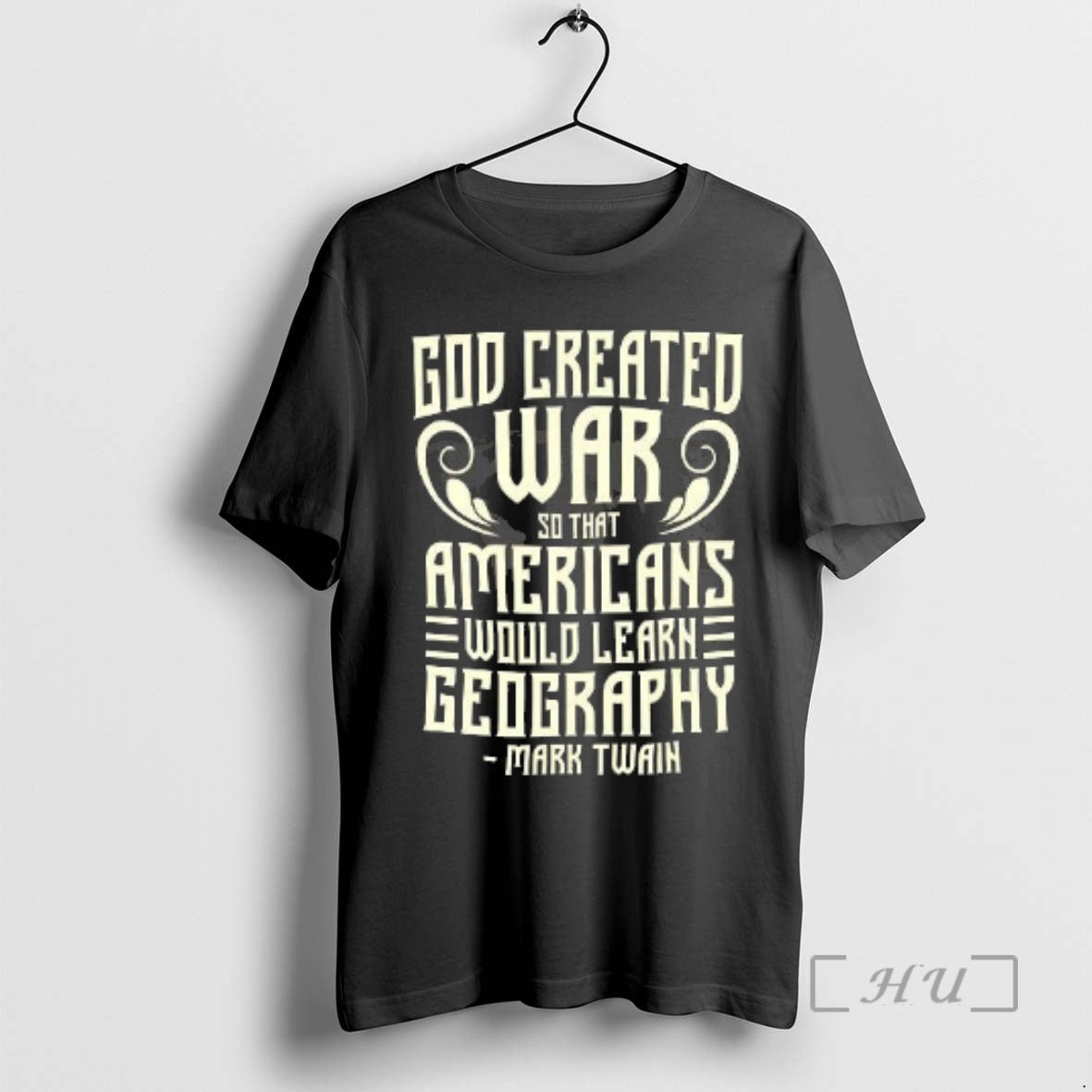 Officials God Created War So That Americans Would Learn Geography Quote Mark Twain Meme Premium T-Shirts, Hoodie, Sweatshirt