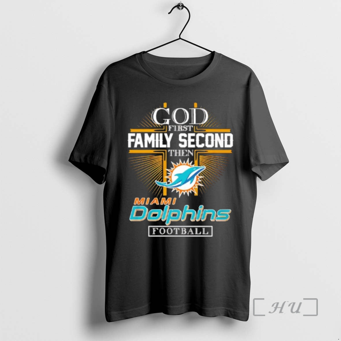 Officials God First Family Second Then Miami Dolphins Football 2025 T-Shirts, Hoodie, Sweatshirt | HypeCrazeTee.com