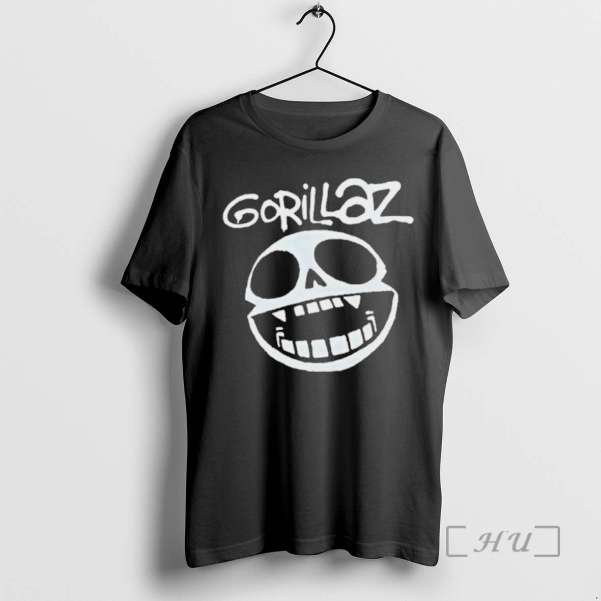 Officials Gorillaz Band Skull Logo T-Shirts, Hoodie, Sweatshirt | HypeCrazeTee.com