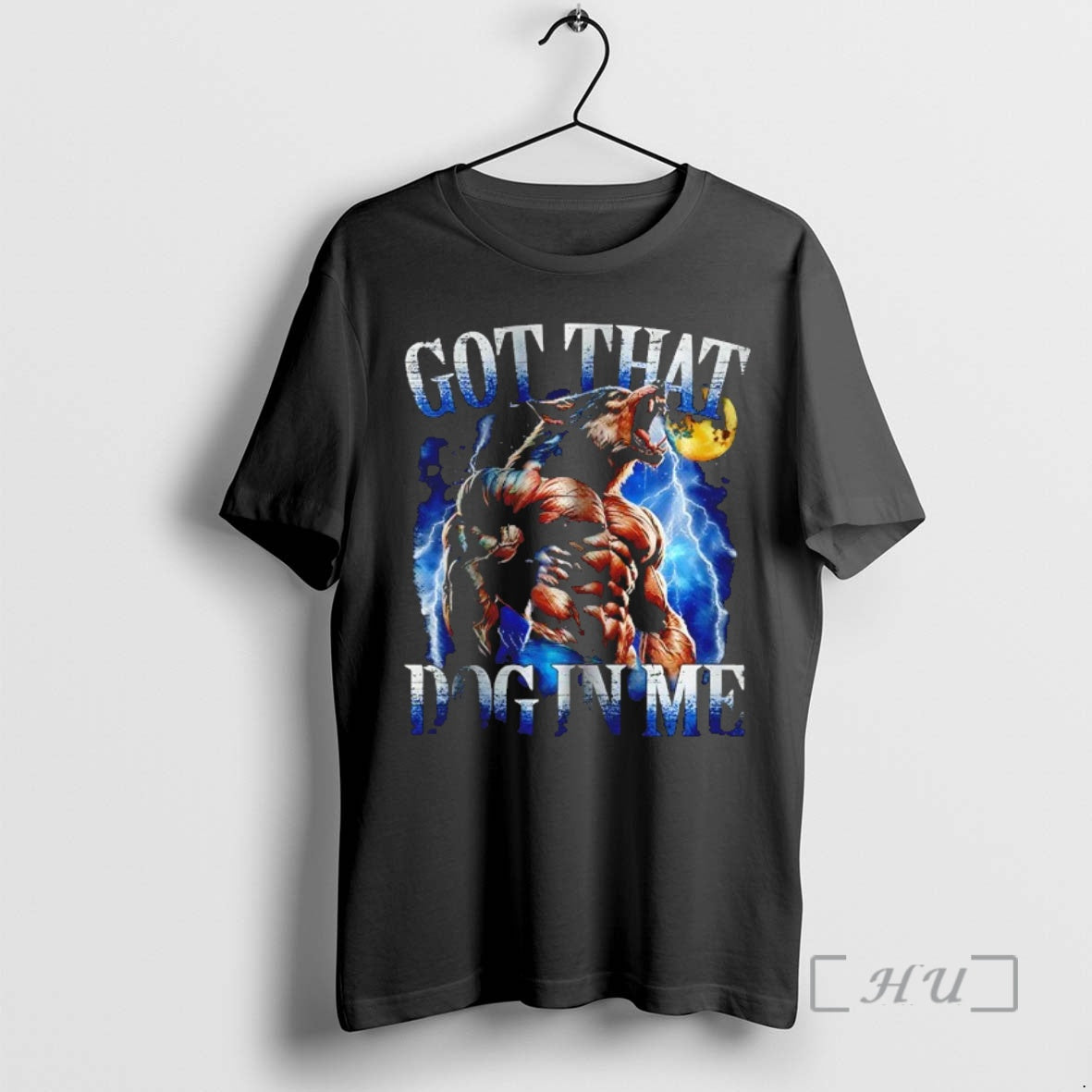 Officials Got That Dog In Me Wolf Lightning T-Shirts, Hoodie, Sweatshirt | HypeCrazeTee.com