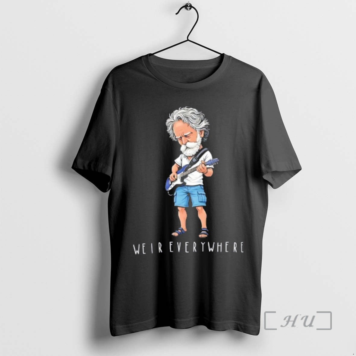 Officials Grateful Dead Bob Weir Everywhere Caricature T-Shirts, Hoodie, Sweatshirt | HypeCrazeTee.com