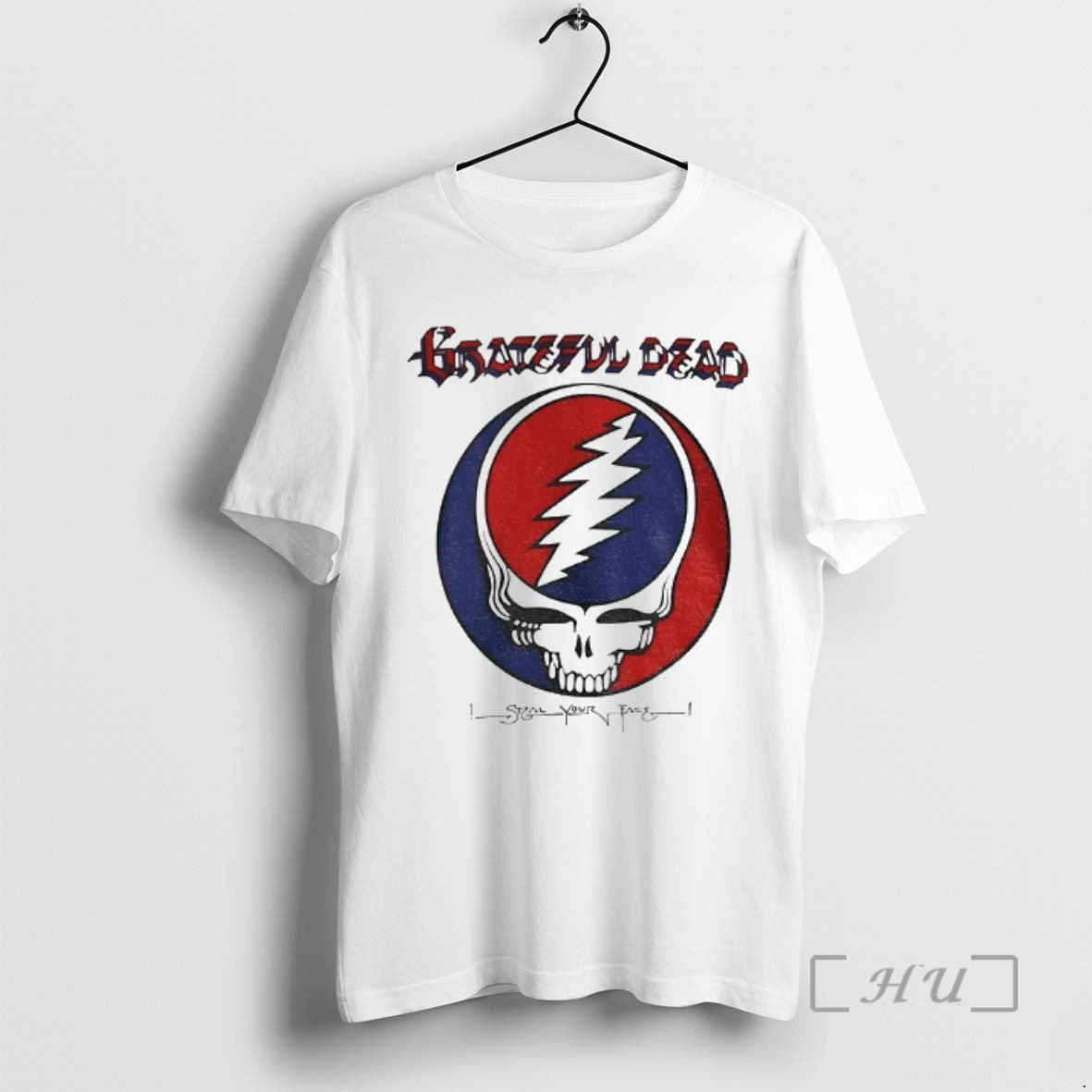 Officials Grateful Dead Steal Your Face Skull Band Logo T-Shirts, Hoodie, Sweatshirt | HypeCrazeTee.com