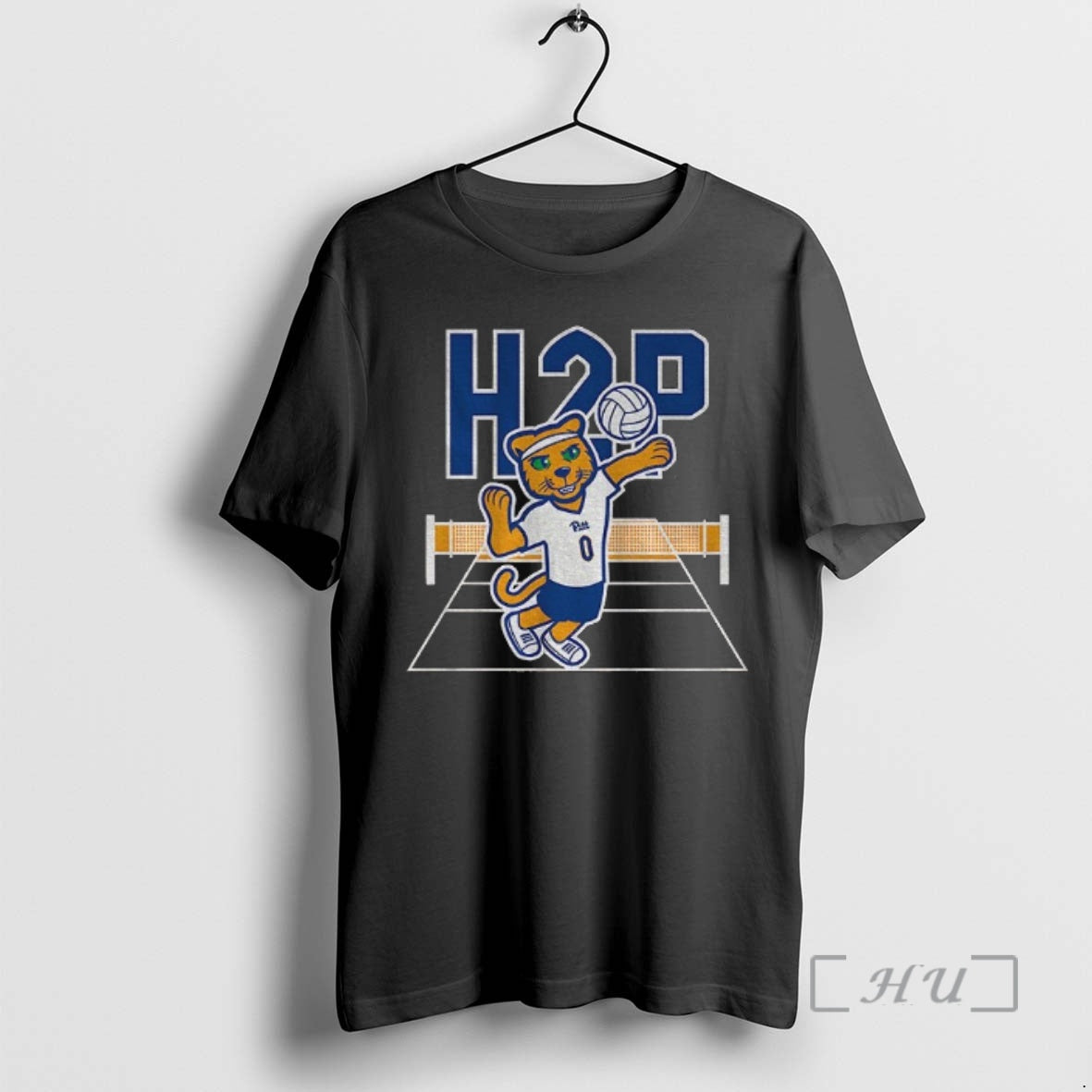 Officials H2p Pittsburgh Panthers Volleyball Mascot Logo T-Shirts, Hoodie, Sweatshirt | HypeCrazeTee.com