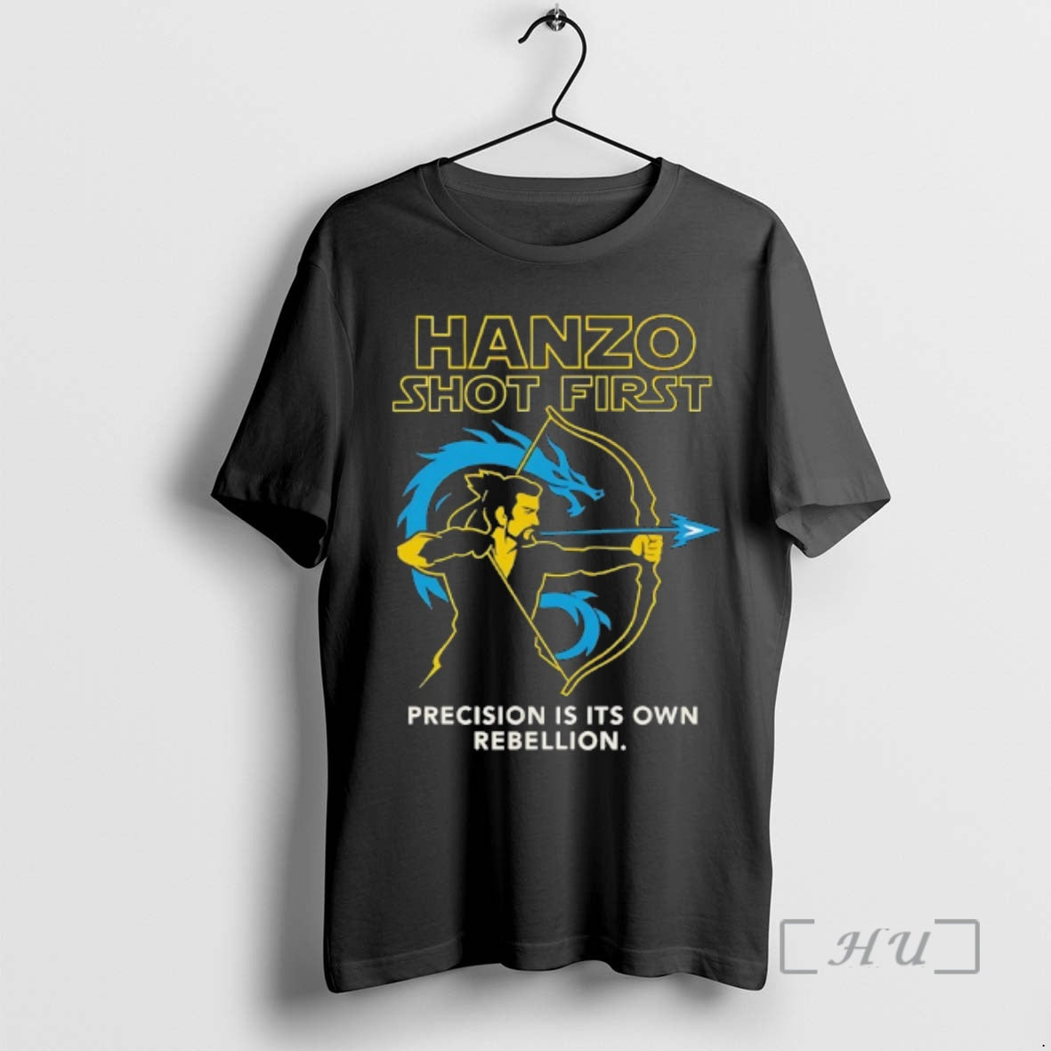 Officials Hanzo Shot First Precision Is Its Own Rebellion T-Shirts, Hoodie, Sweatshirt | HypeCrazeTee.com