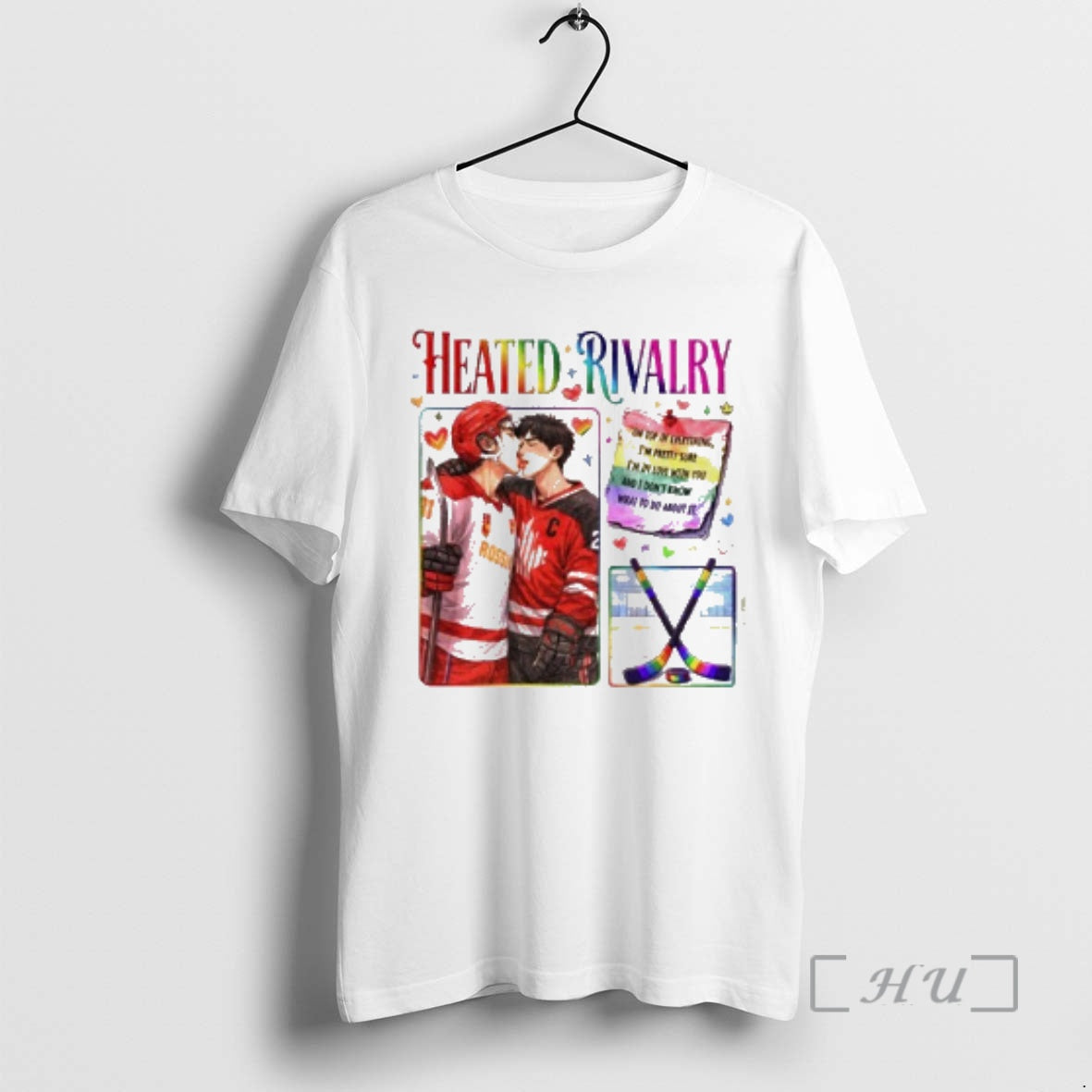 Officials Heated Rivalry Couple Hollander Rozanov Hockey Romance Movie T-Shirts, Hoodie, Sweatshirt | HypeCrazeTee.com