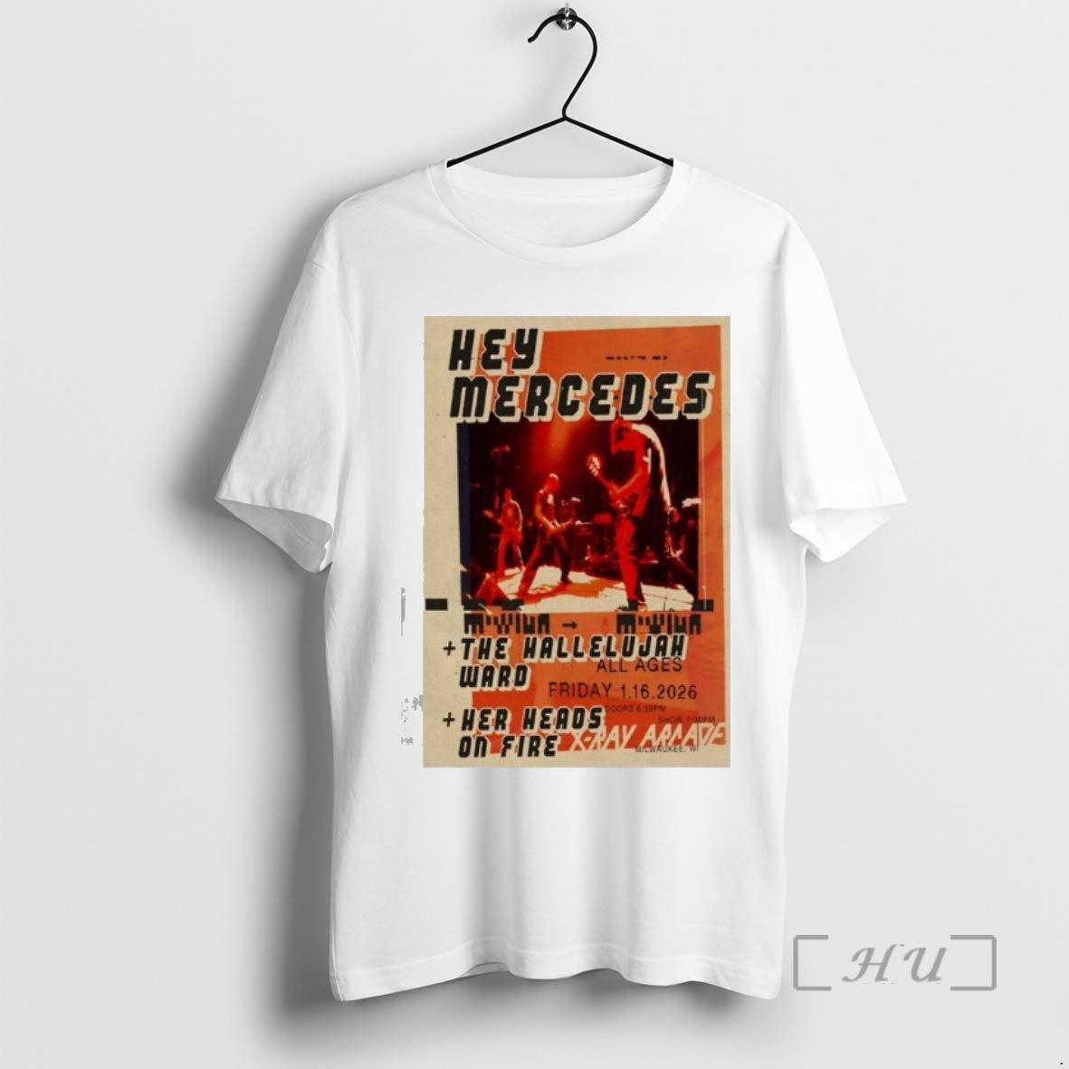 Officials Hey Mercedes X Ray Arcade Cudahy Wi Jan 16 2026 Premium T Shirts Sweater Hoodie, Sweatshirt | HypeCrazeTee.com
