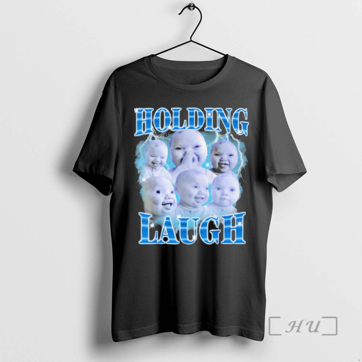 Officials Holding Laugh Niche Baby Gen Z Meme Ai Viral Giggling Ai Laughing Premium T-Shirts, Hoodie, Sweatshirt