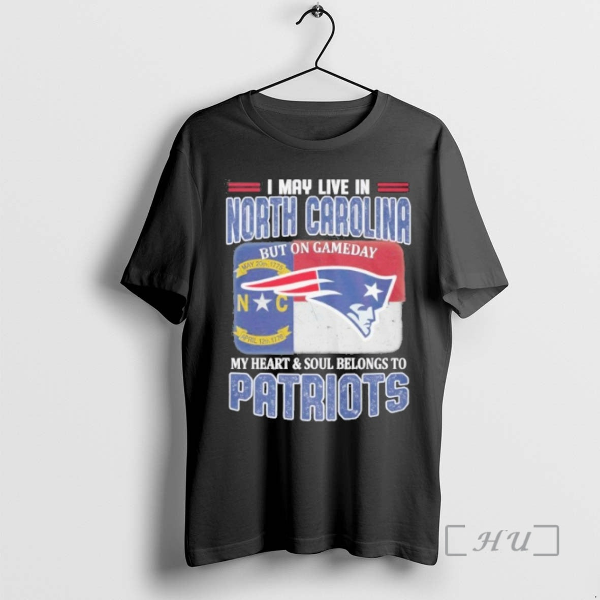 Officials I May Live In North Carolina But On Game Day My Heart Soul Belongs T-Shirts, Hoodie, Sweatshirt | HypeCrazeTee.com