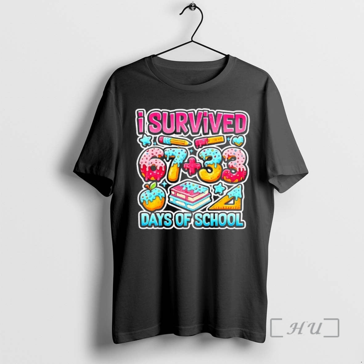 Officials I Survived 67 33 Days Of School 100 Days Of School 6 7 Meme T-Shirts, Hoodie, Sweatshirt | HypeCrazeTee.com